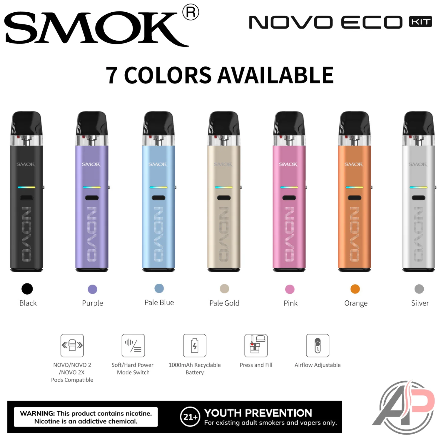 Smok Novo Eco 30w Pod System Starter Kit device - Image 11