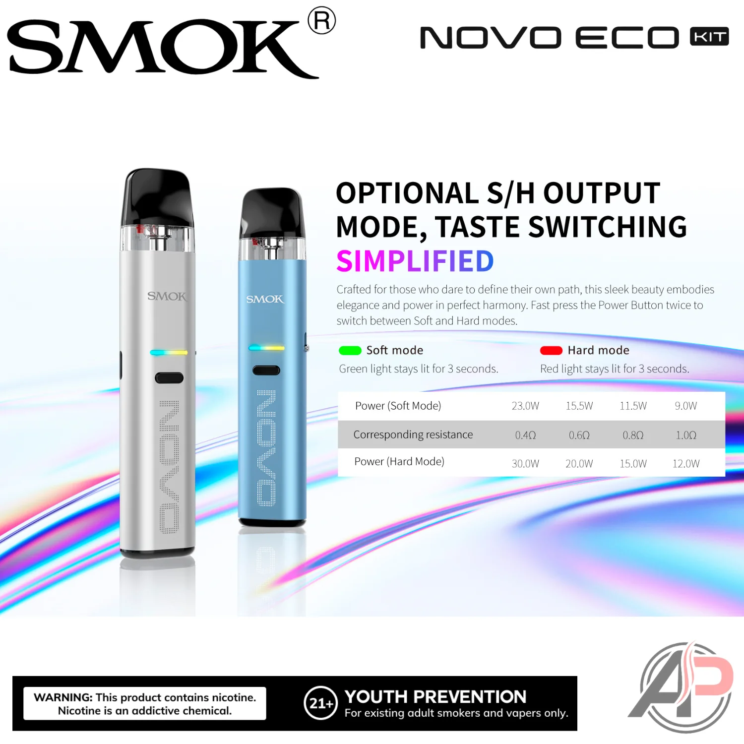 Smok Novo Eco 30w Pod System Starter Kit device - Image 4