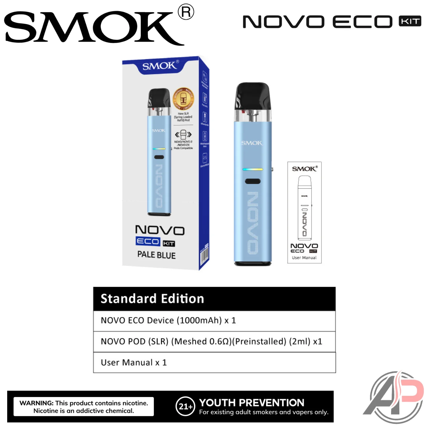Smok Novo Eco 30w Pod System Starter Kit device - Image 8