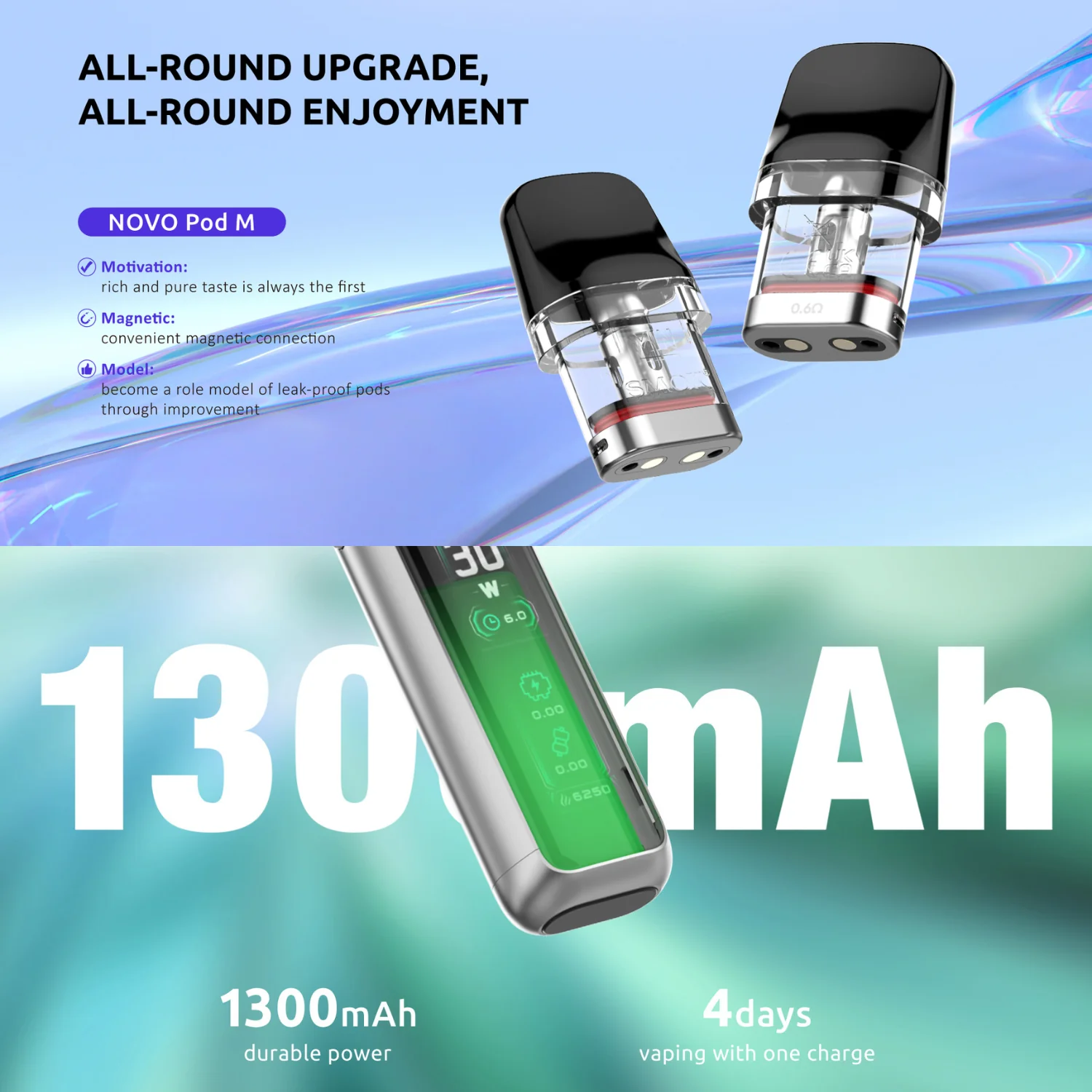 Smok Novo GT 30w Pod System Starter Kit Device - Image 6