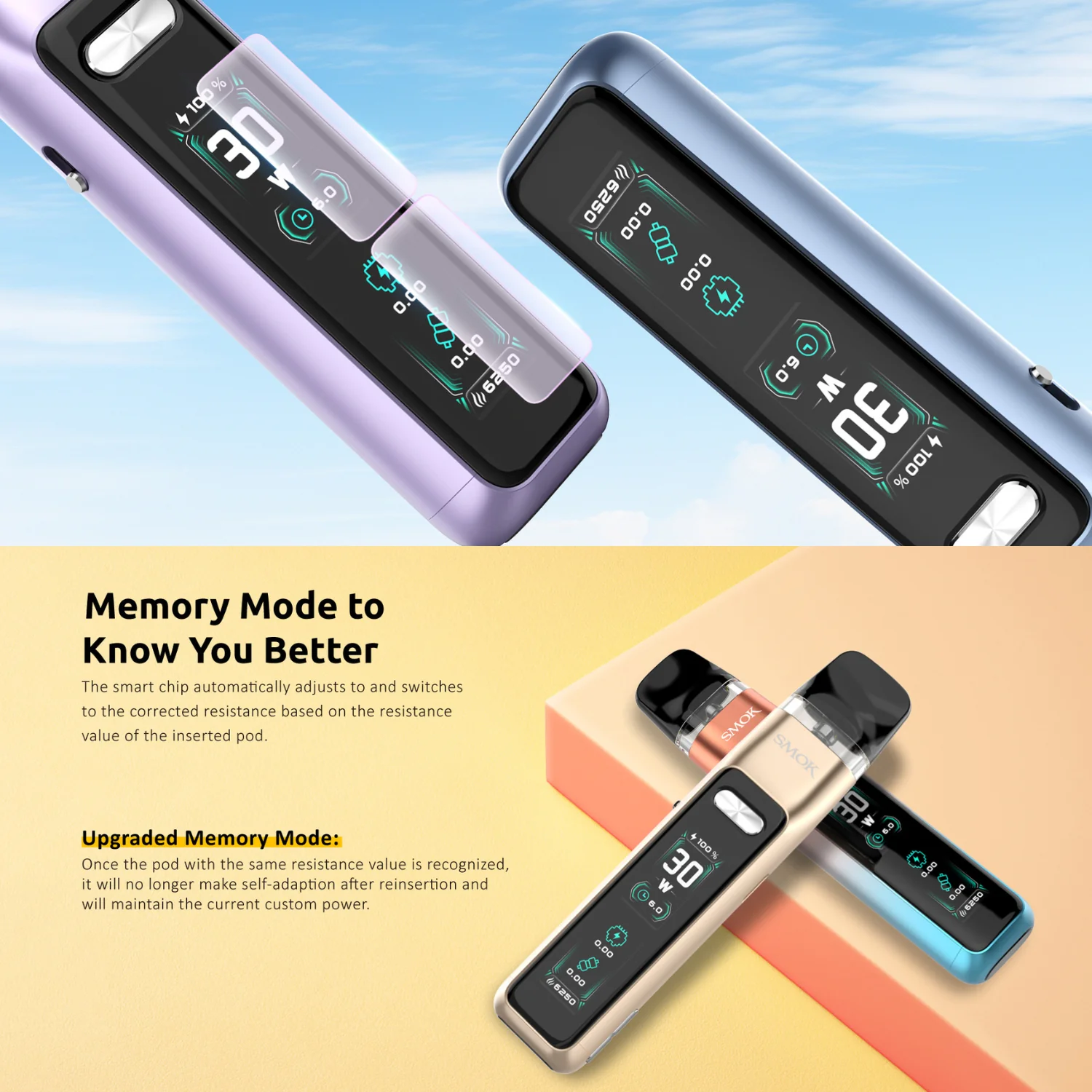 Smok Novo GT 30w Pod System Starter Kit Device - Image 7