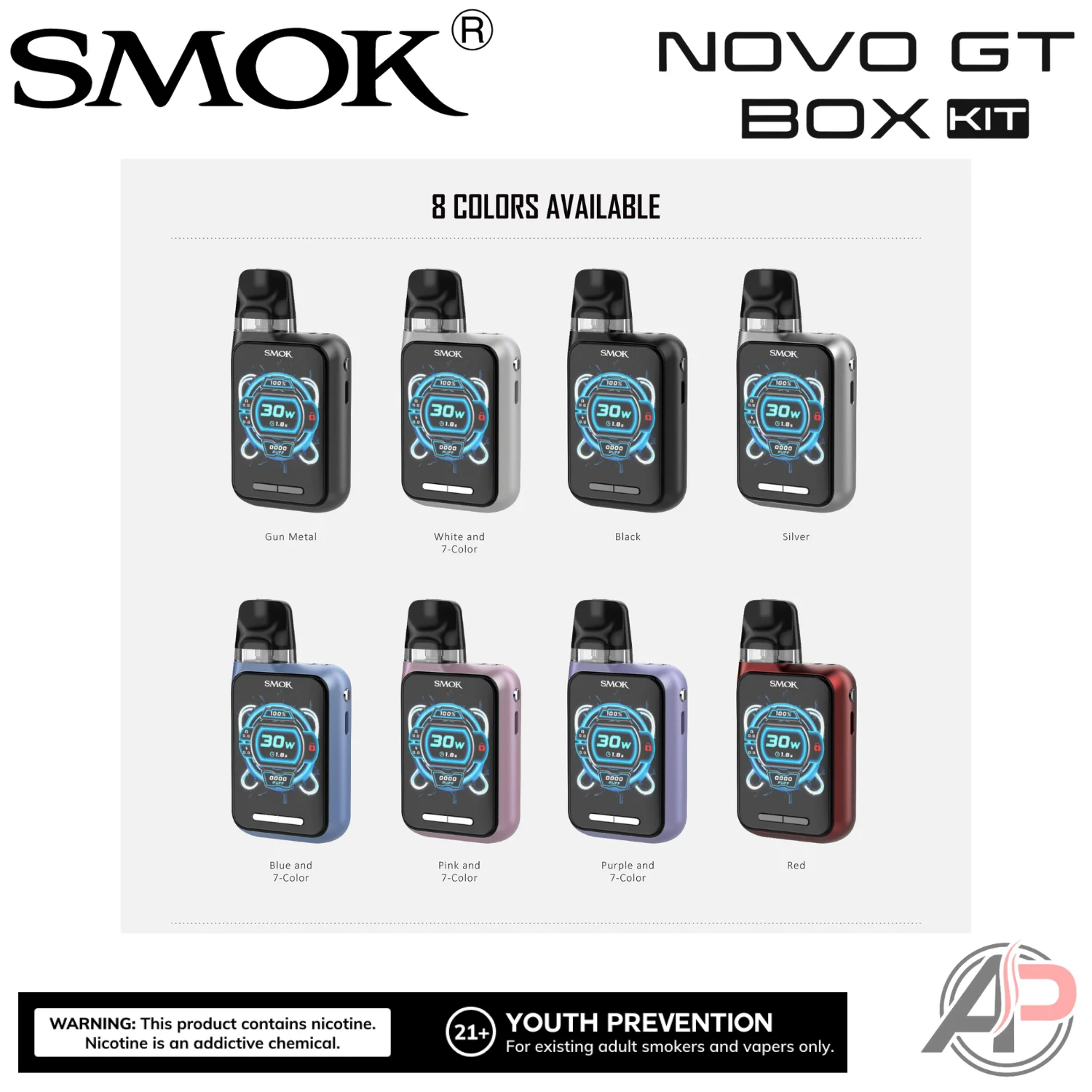 Smok Novo GT Box 30w Pod System Starter Kit device - Image 11