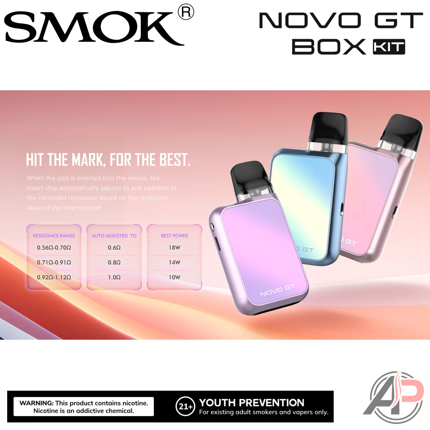 Smok Novo GT Box 30w Pod System Starter Kit device - Image 5