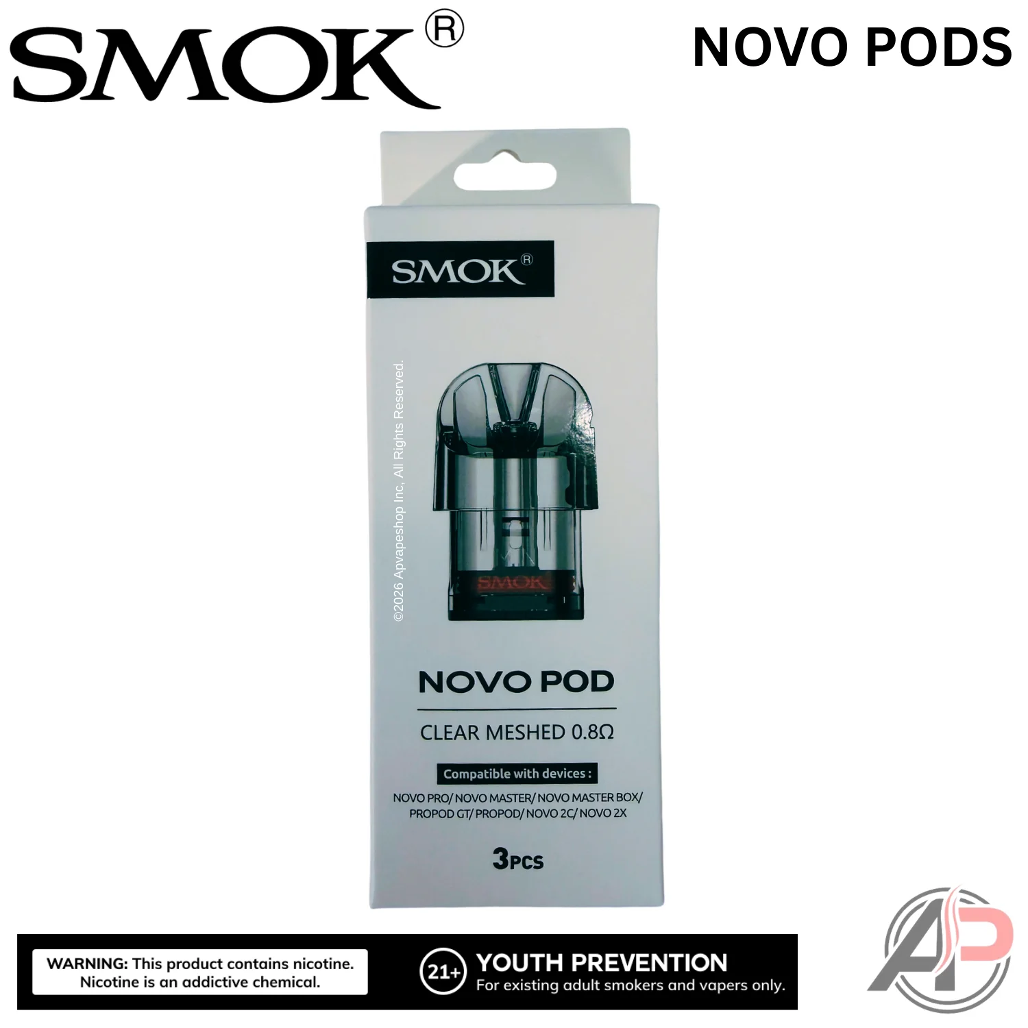 Smok Novo Replacement Pods 3 Pack - Image 4