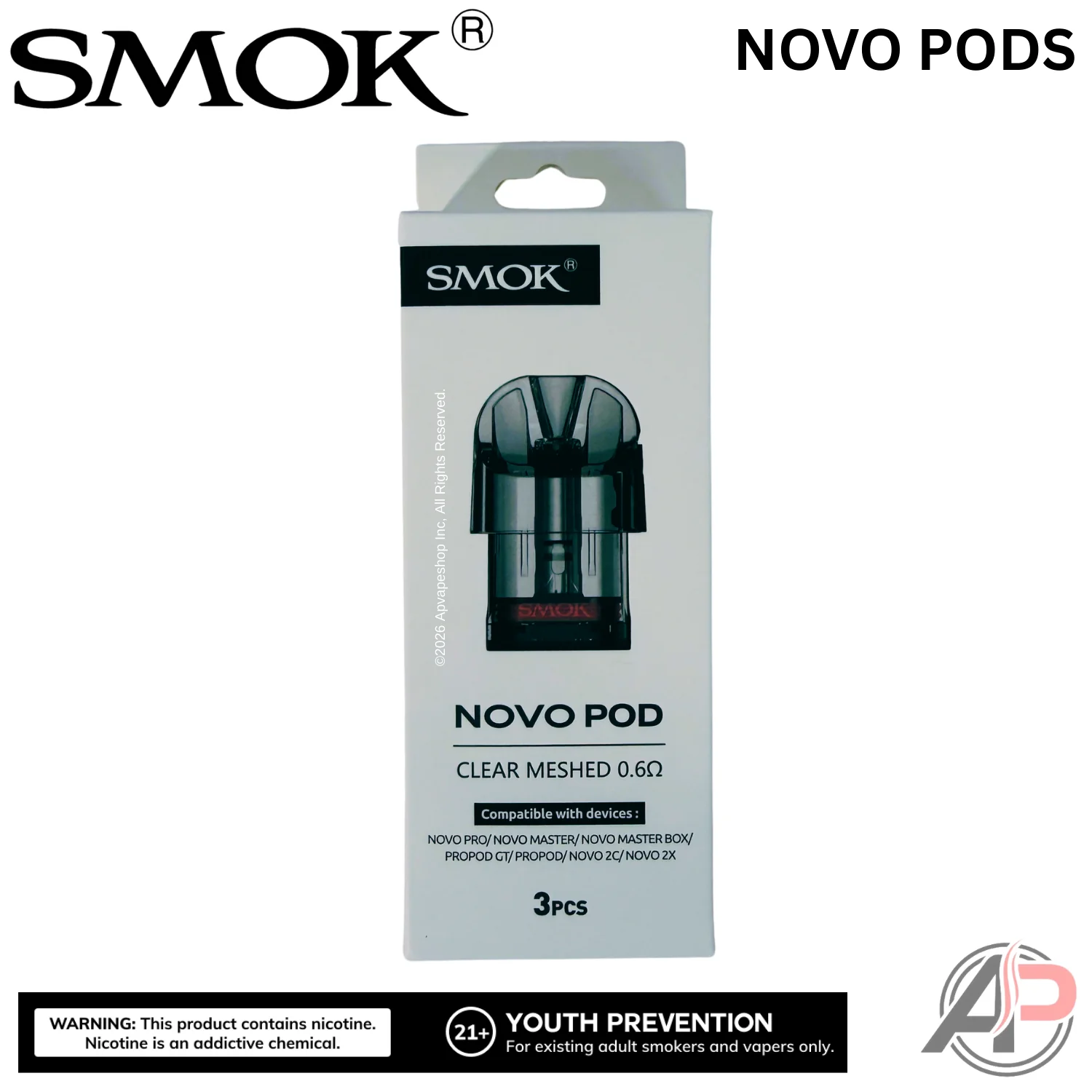 Smok Novo Replacement Pods 3 Pack - Image 6