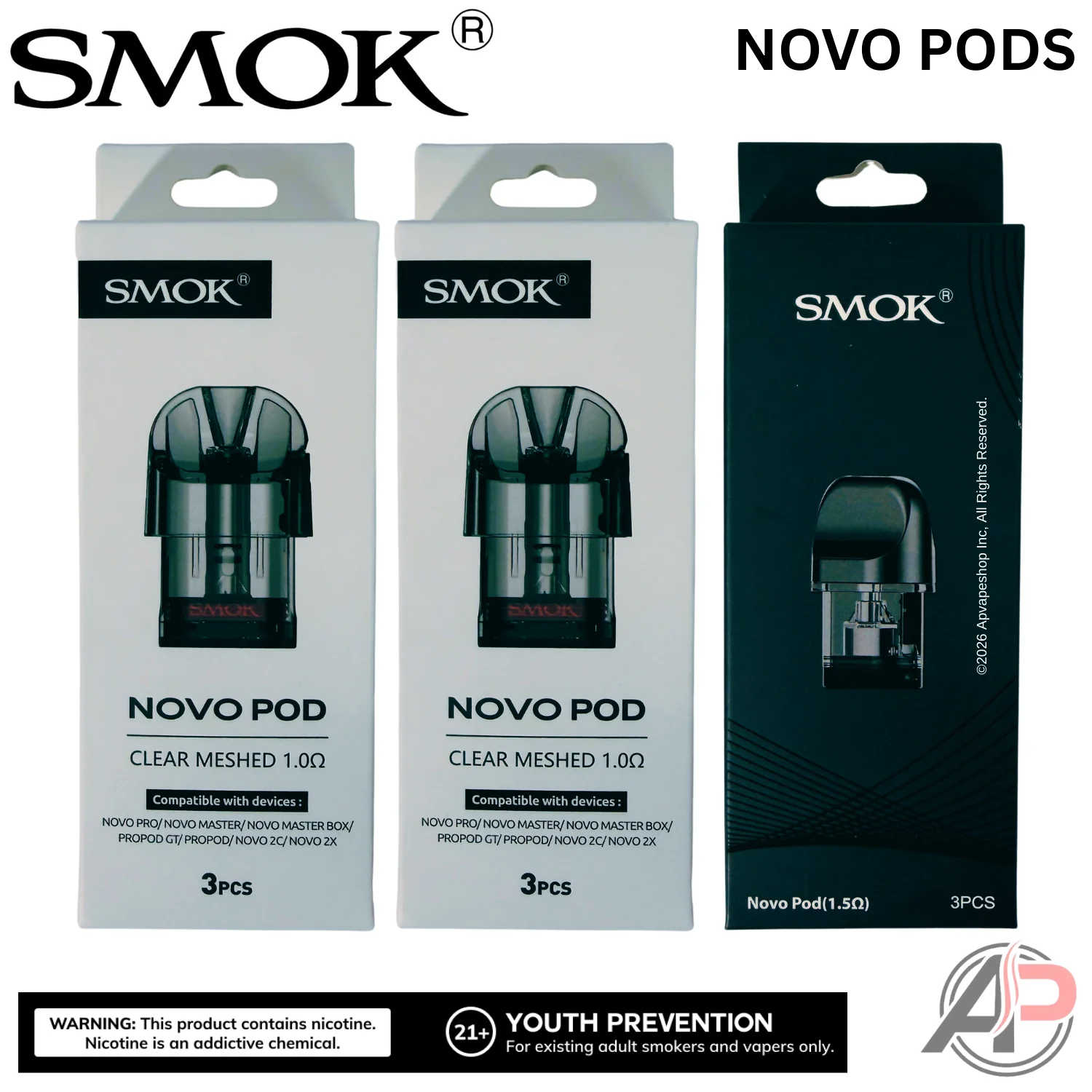 Smok Novo Replacement Pods 3 Pack - Image 9