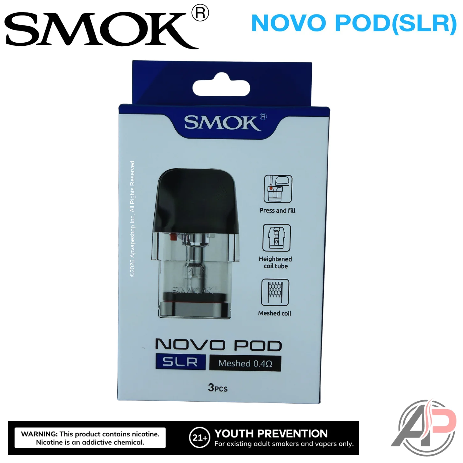 Smok Novo SLR Replacement Pods 3 Pack - Image 2