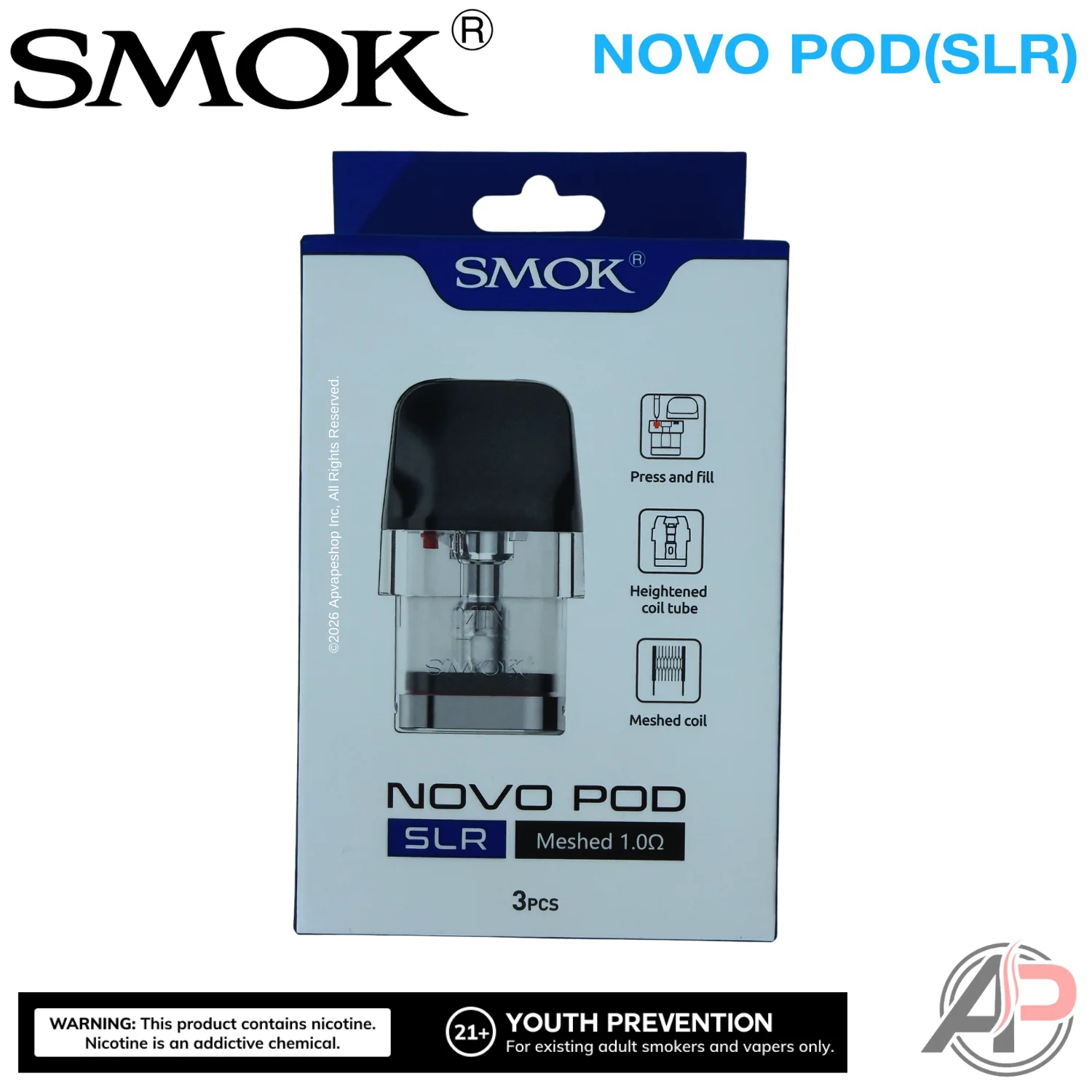 Smok Novo SLR Replacement Pods 3 Pack - Image 4