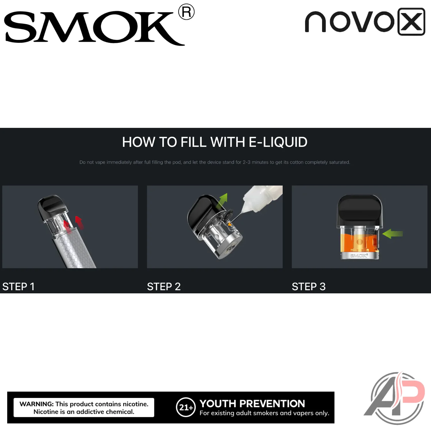 Smok Novo X Replacement Pods 3 Pack - Image 3