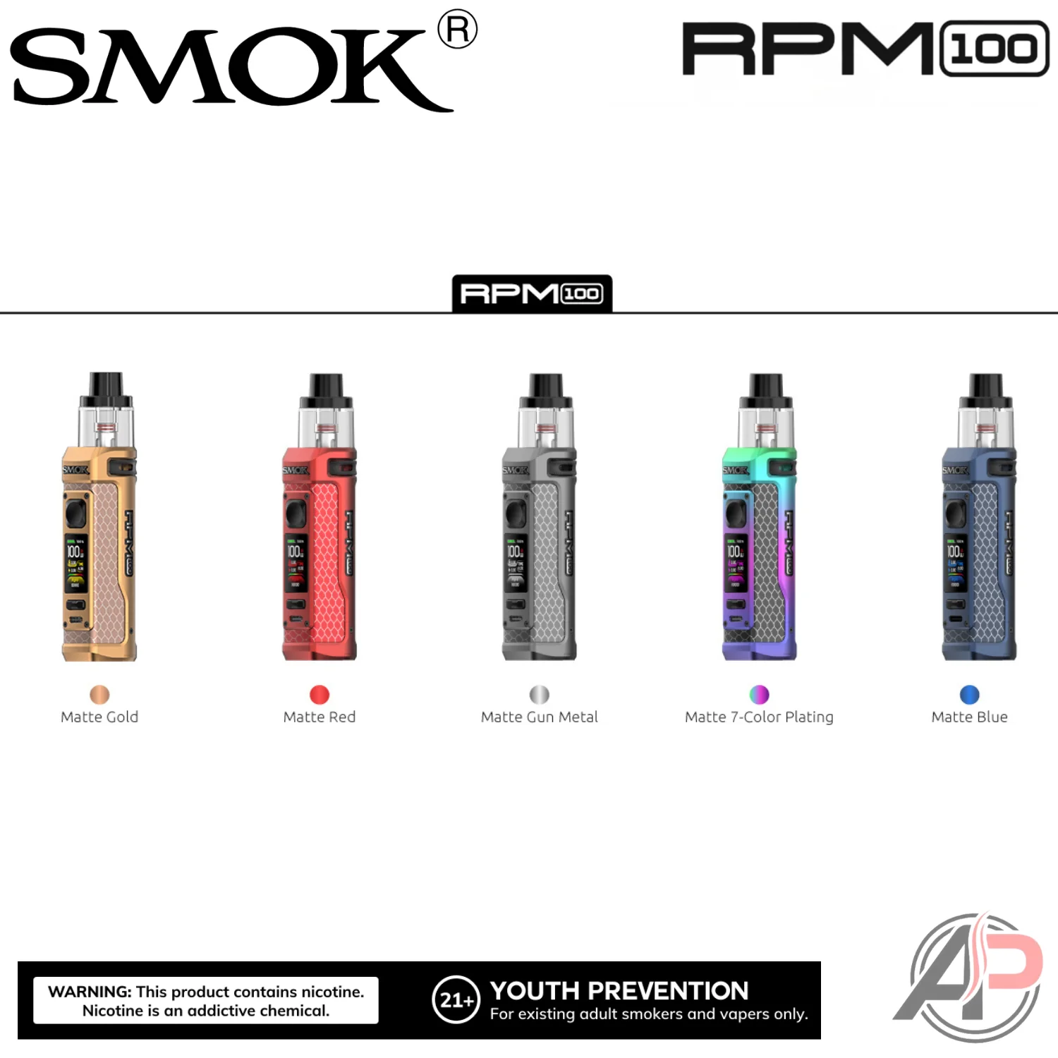 Smok Rpm 100W Pod Mod System Starter Kit Device - Image 3
