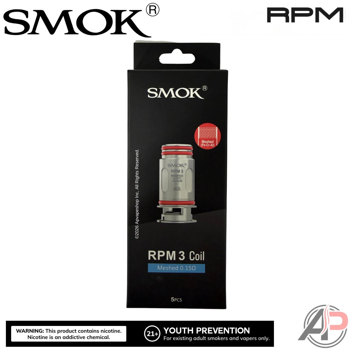Smok RPM 3 Replacement Coils 5 Pack - Image 2