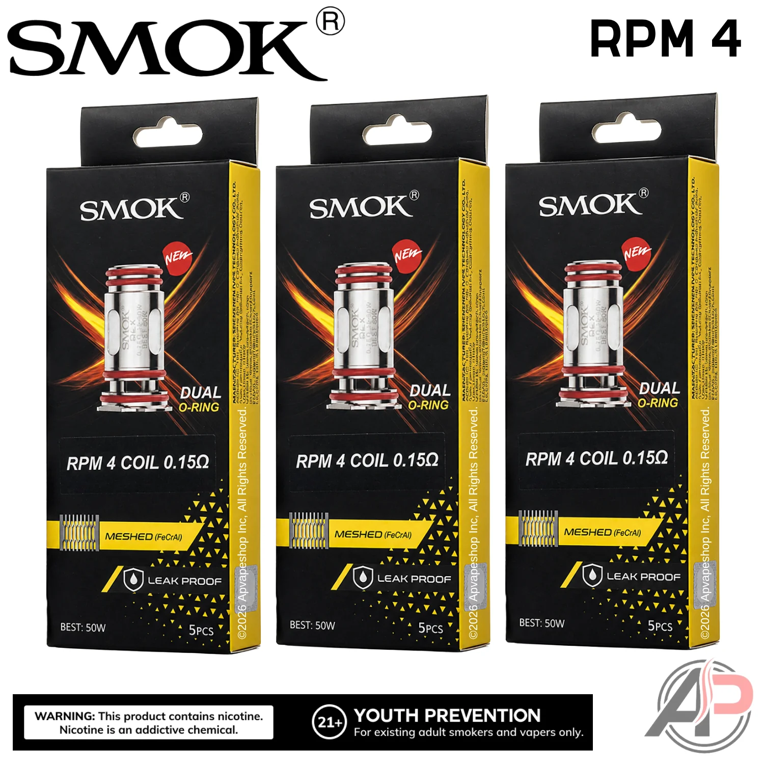 Smok RPM 4 Replacement Coils 5 Pack