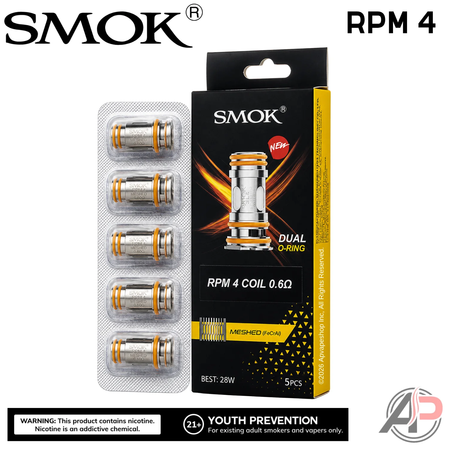 Smok RPM 4 Replacement Coils 5 Pack - Image 4