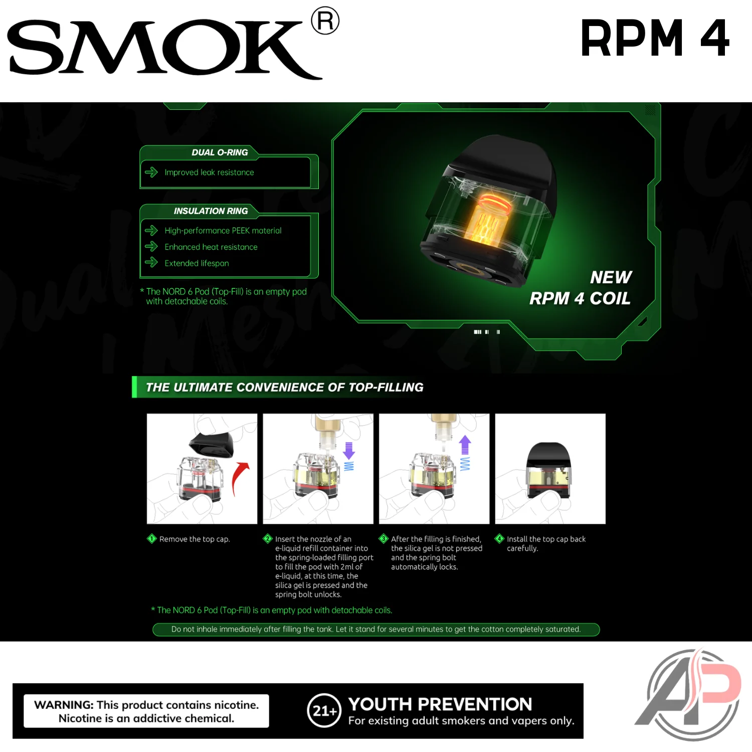 Smok RPM 4 Replacement Coils 5 Pack - Image 5