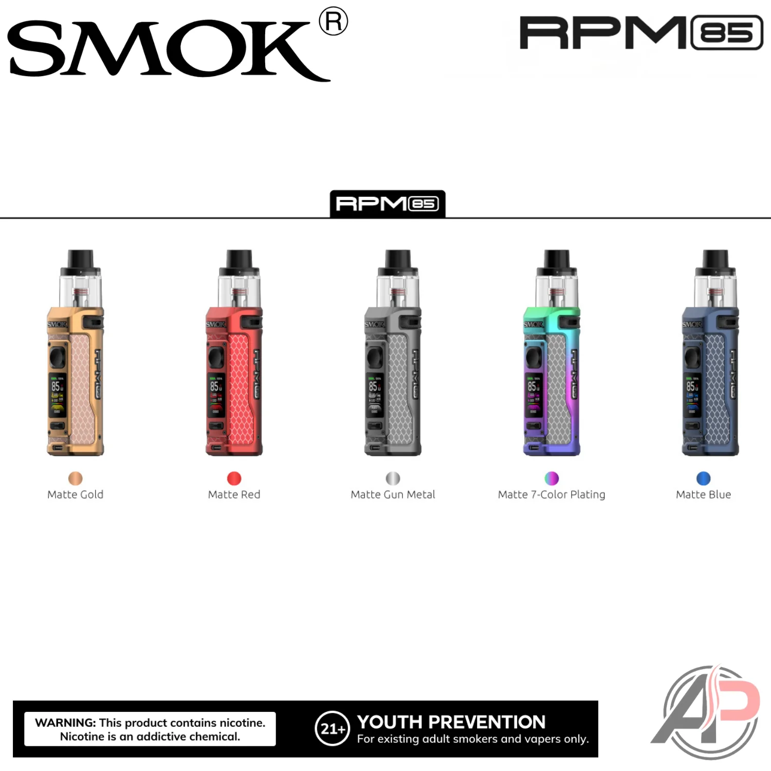 Smok Rpm 85W Pod Mod System Starter Kit Device - Image 4