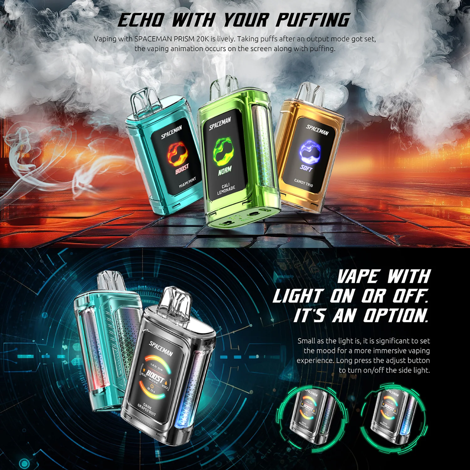 Smok Spaceman Prism 20k Disposable Vape Device - Image 22