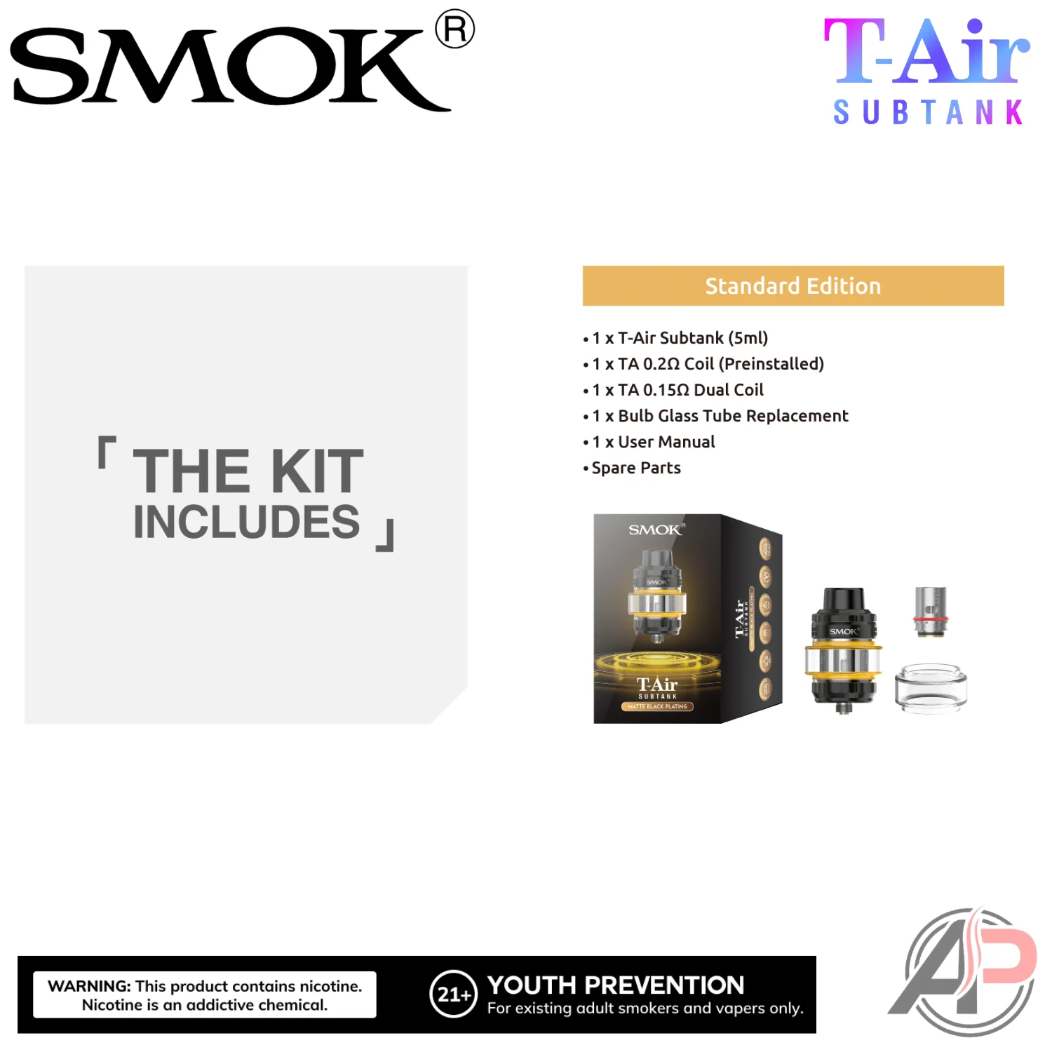 Smok T-Air Subohm Tank - Image 3