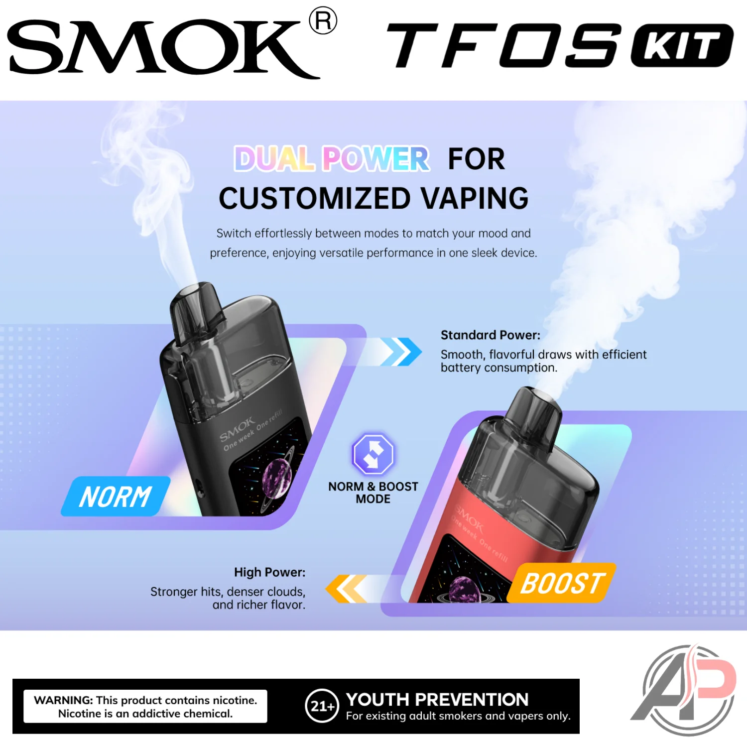 Smok TFOS Pod System Starter Kit Device - Image 4