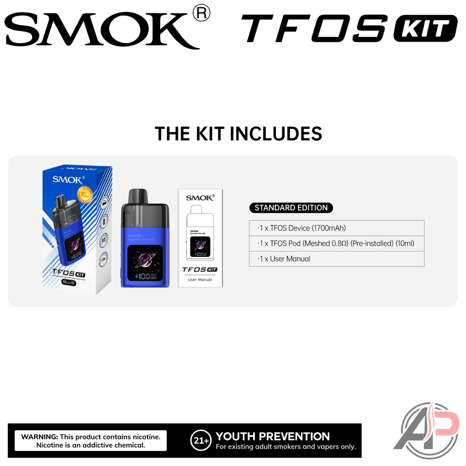 Smok TFOS Pod System Starter Kit Device - Image 7