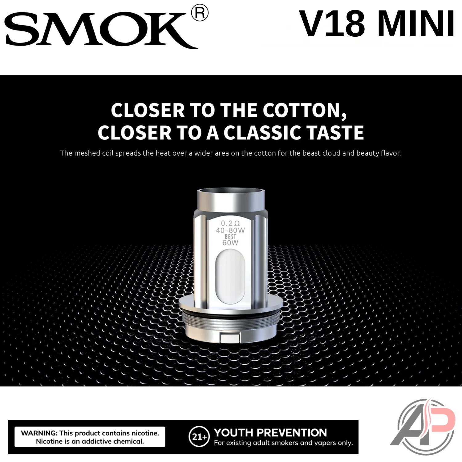 Smok V18 Mini Replacement Coils 3 Pack - Image 4
