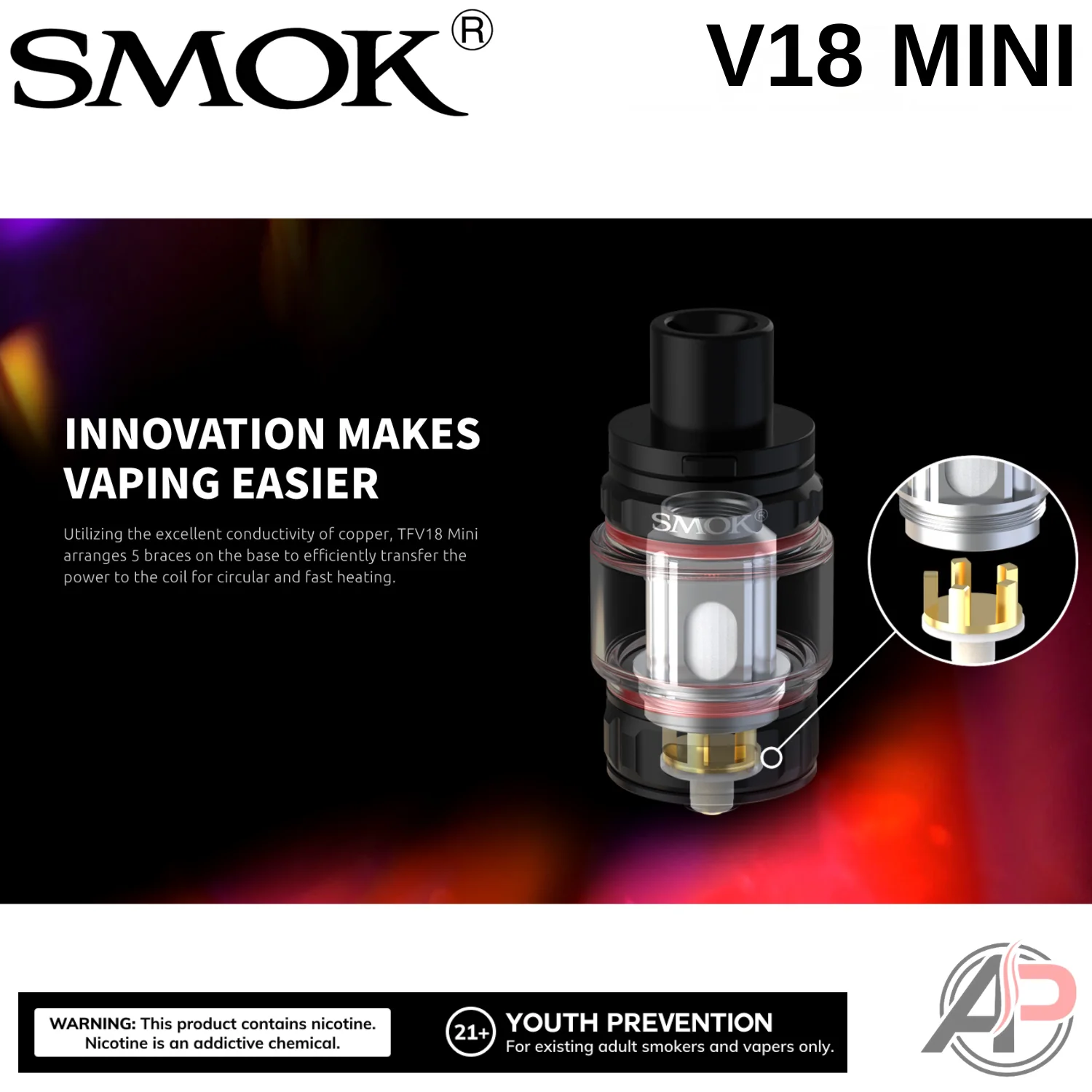 Smok V18 Mini Replacement Coils 3 Pack - Image 5
