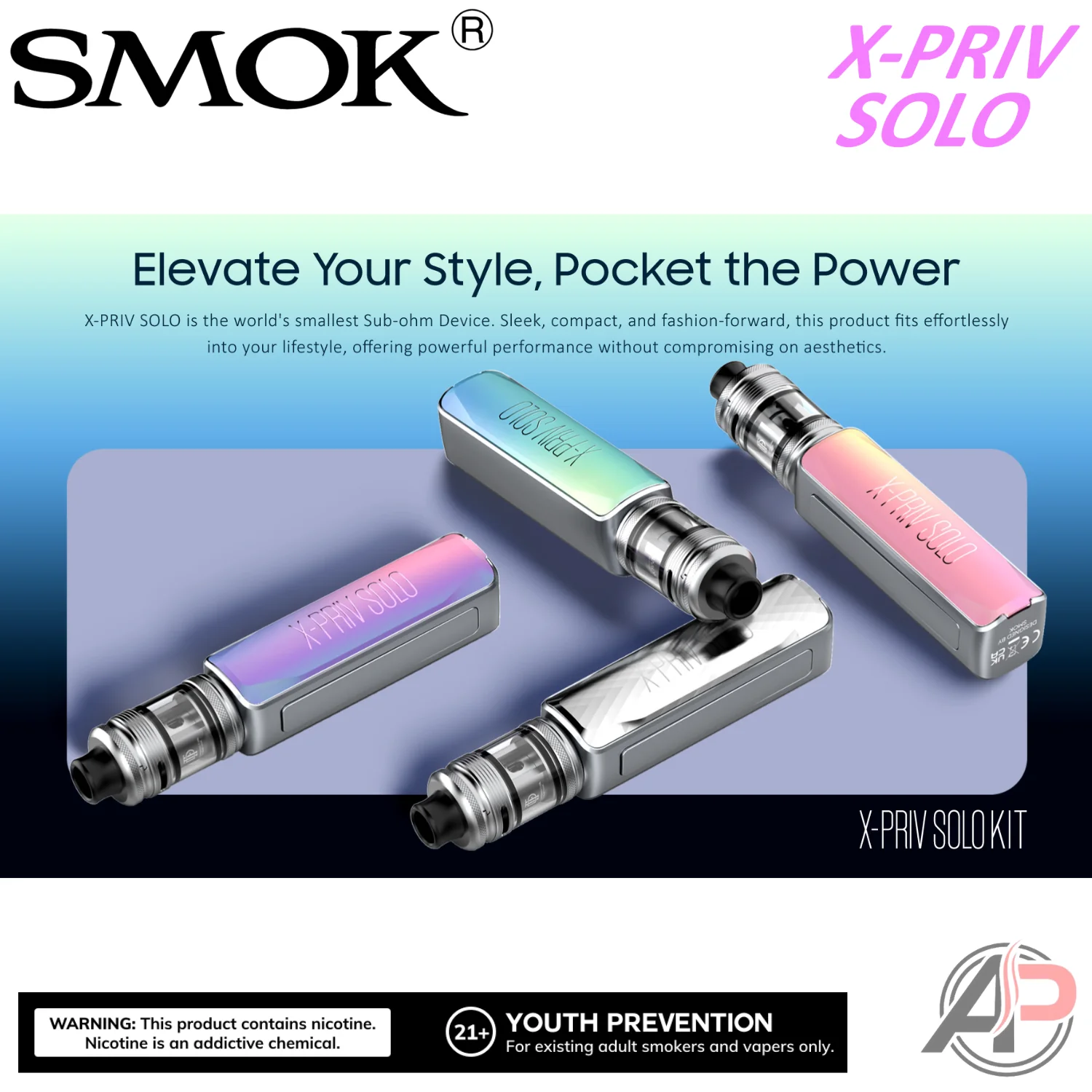Smok X-Priv Solo 80W Mod System Starter Kit Device - Image 3