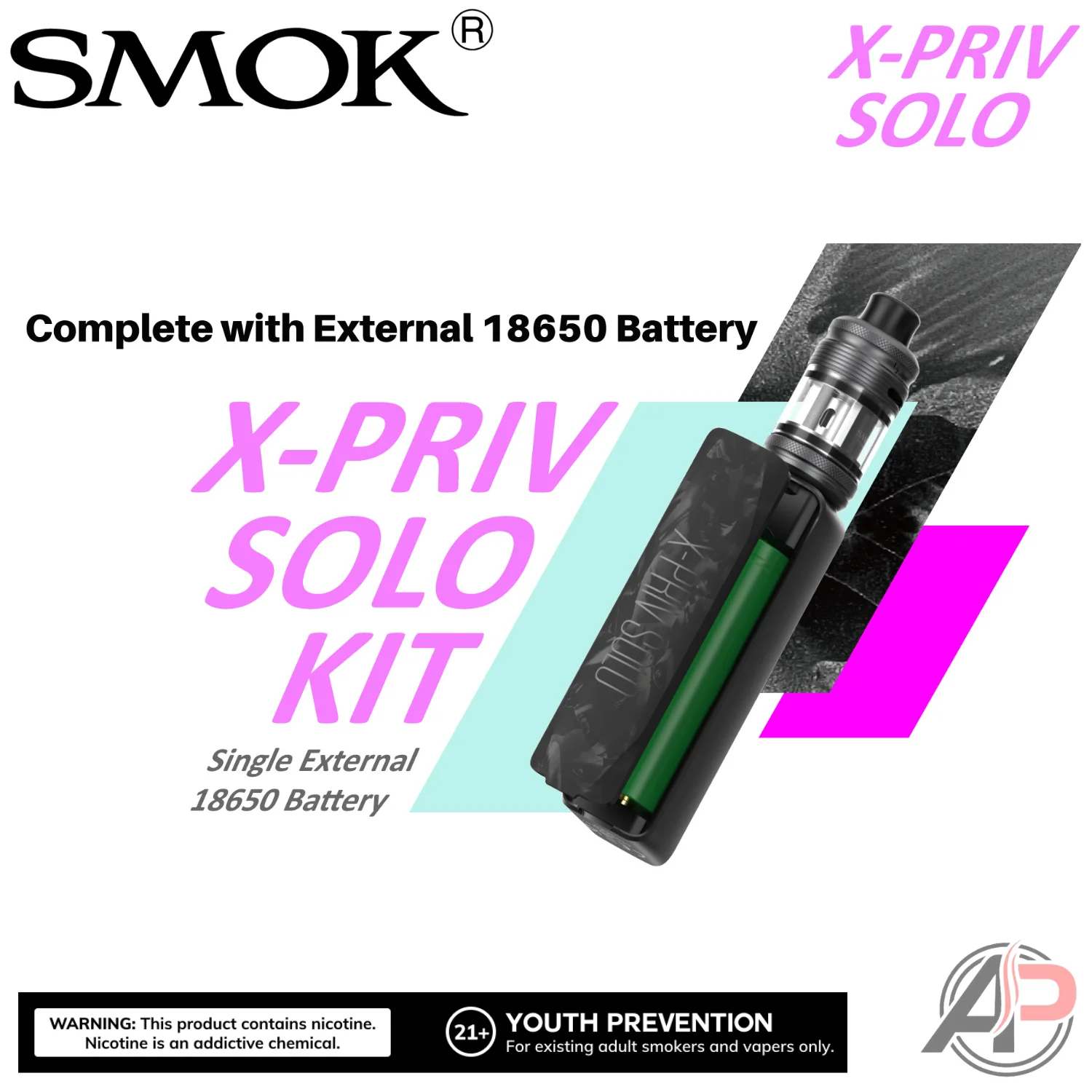 Smok X-Priv Solo 80W Mod System Starter Kit Device - Image 5