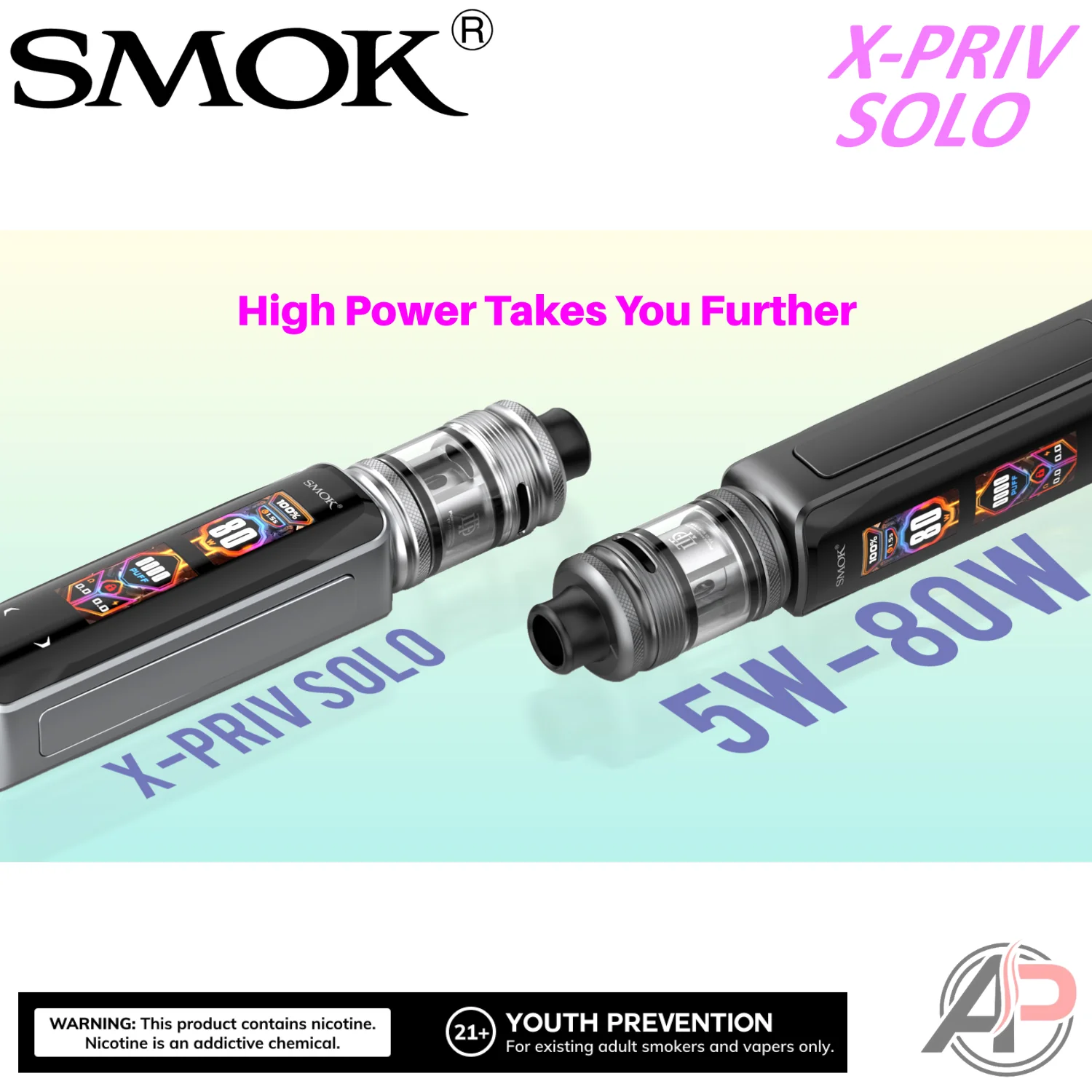 Smok X-Priv Solo 80W Mod System Starter Kit Device - Image 6