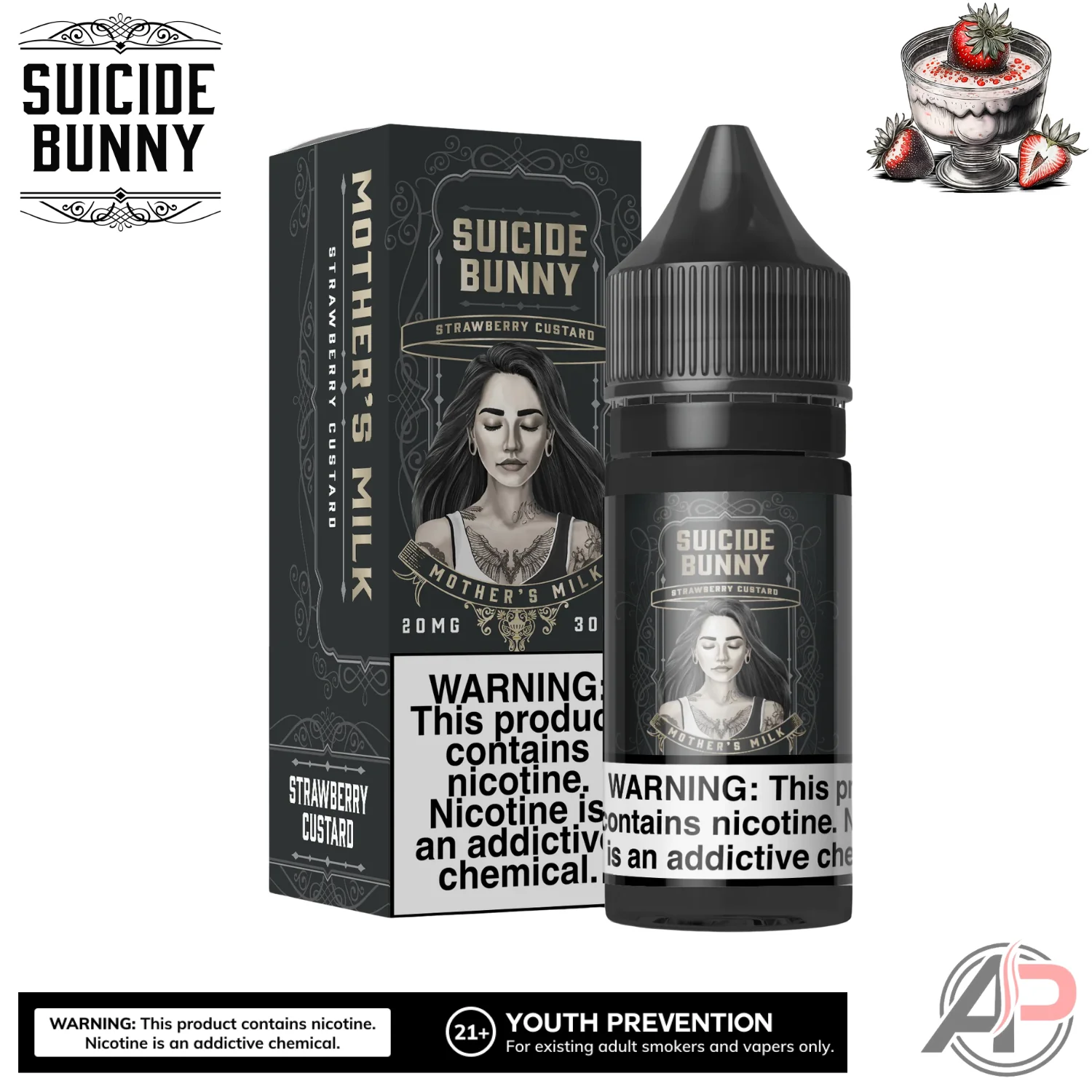 Suicide Bunny Mothers Milk E-Liquid 120mL - Image 2