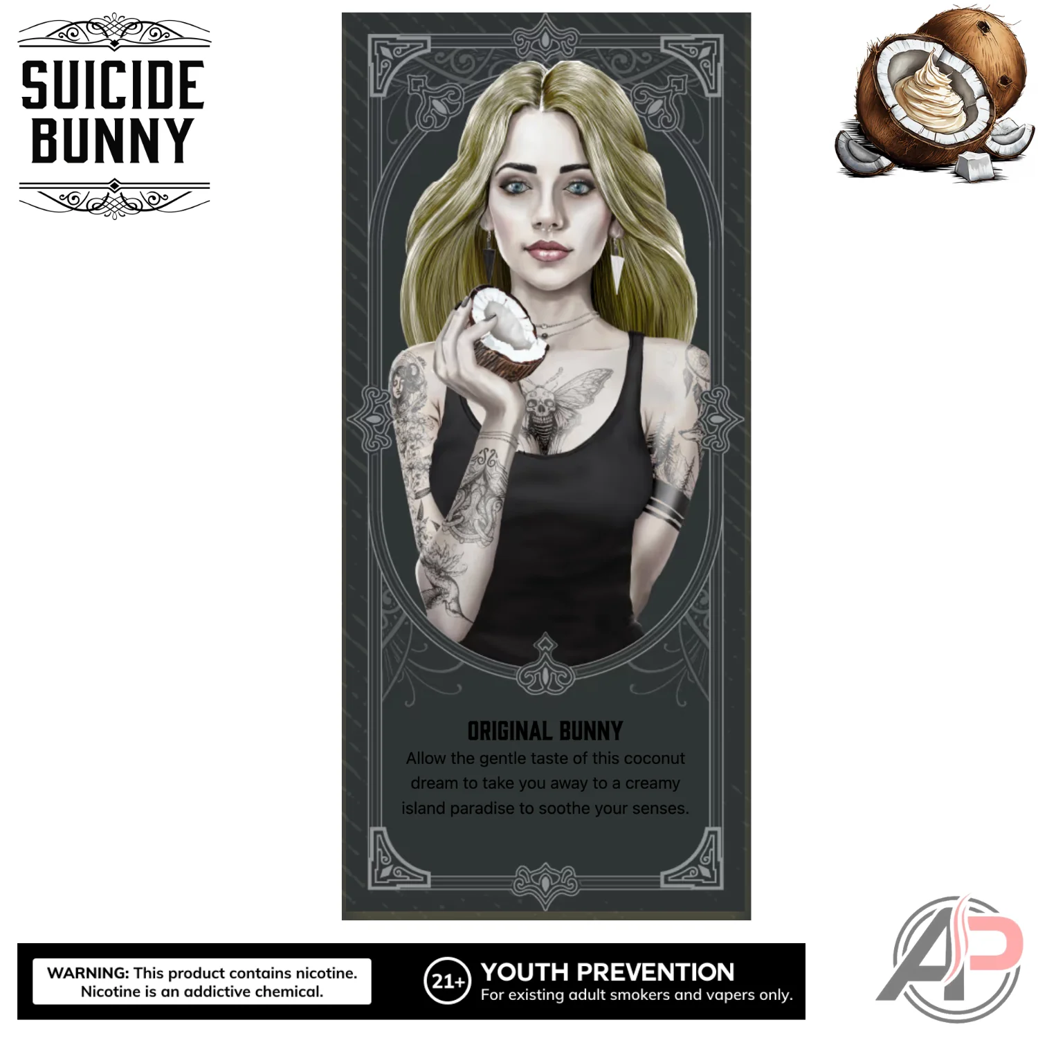 Suicide Bunny Original Bunny E-Liquid 120mL - Image 3