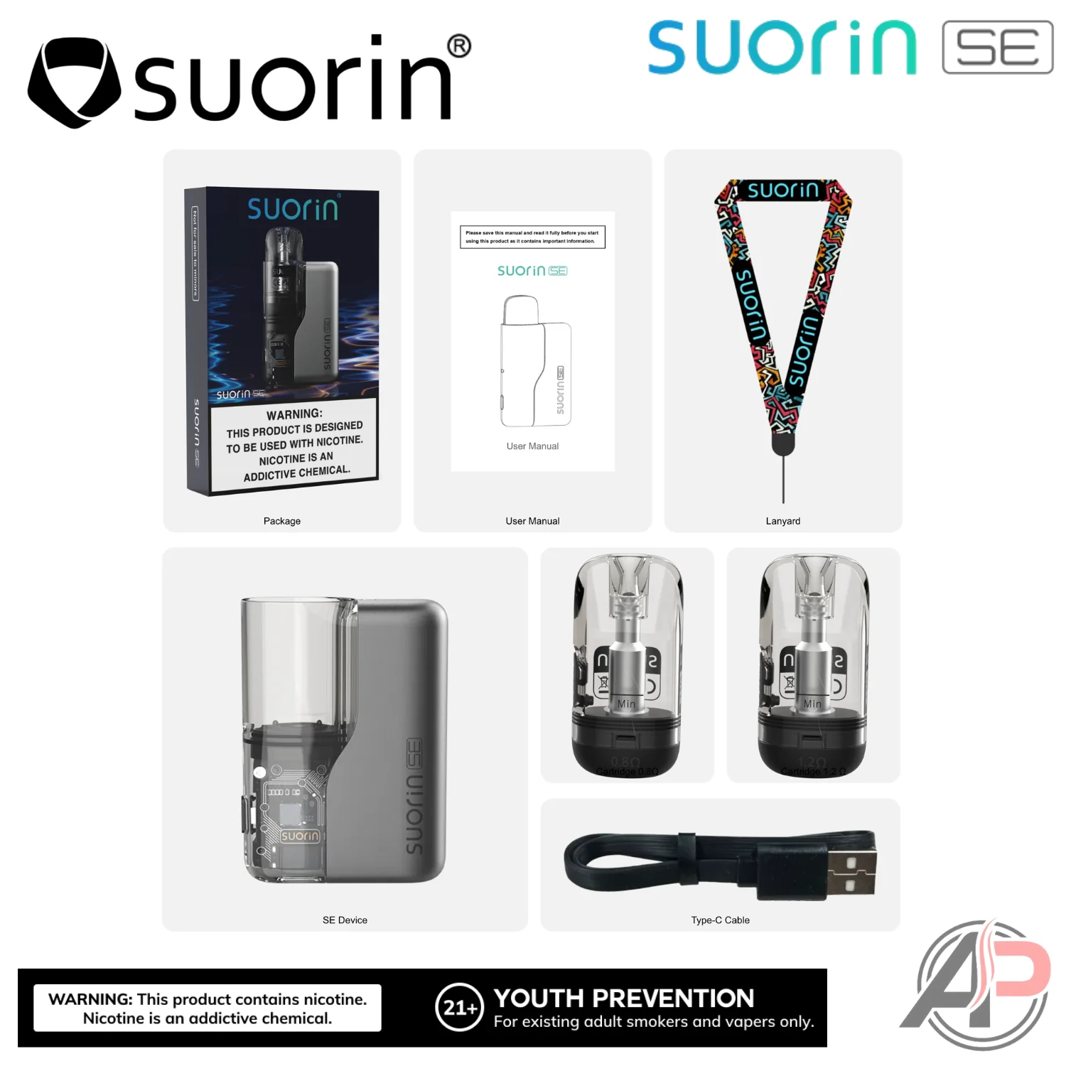 Suorin SE 15w Pod System Starter kit Device - Image 3