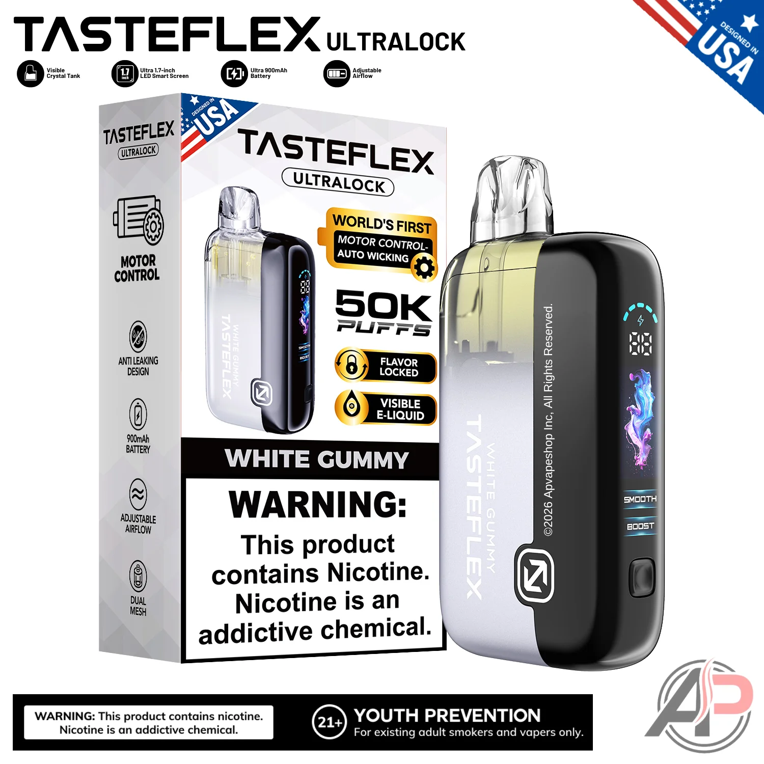 Tasteflex Ultralock 50000 Puffs Disposable Vape Device - Image 14