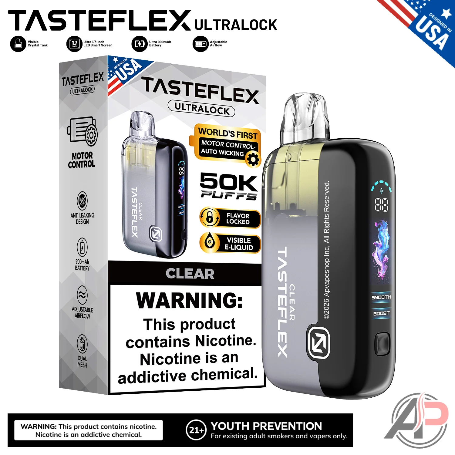 Tasteflex Ultralock 50000 Puffs Disposable Vape Device - Image 3