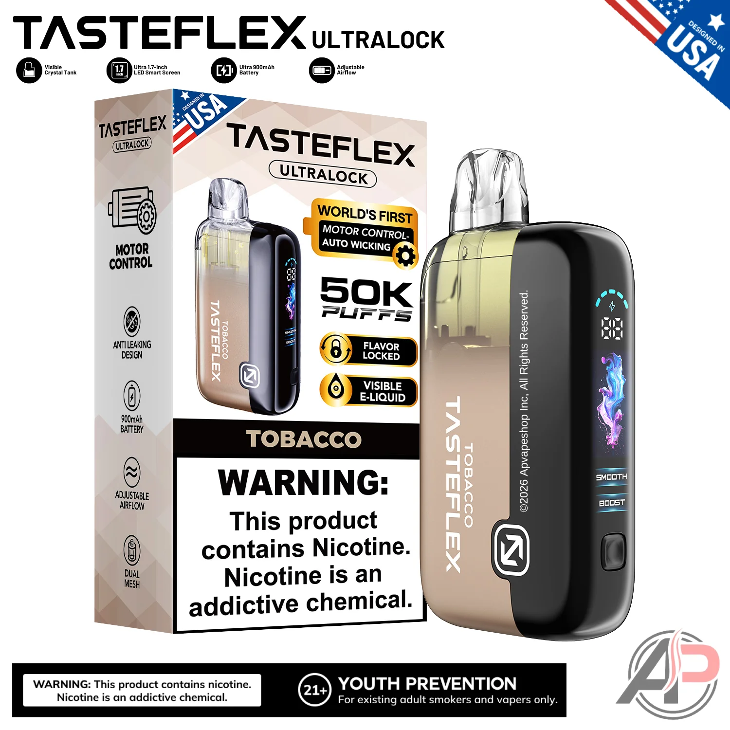 Tasteflex Ultralock 50000 Puffs Disposable Vape Device - Image 4