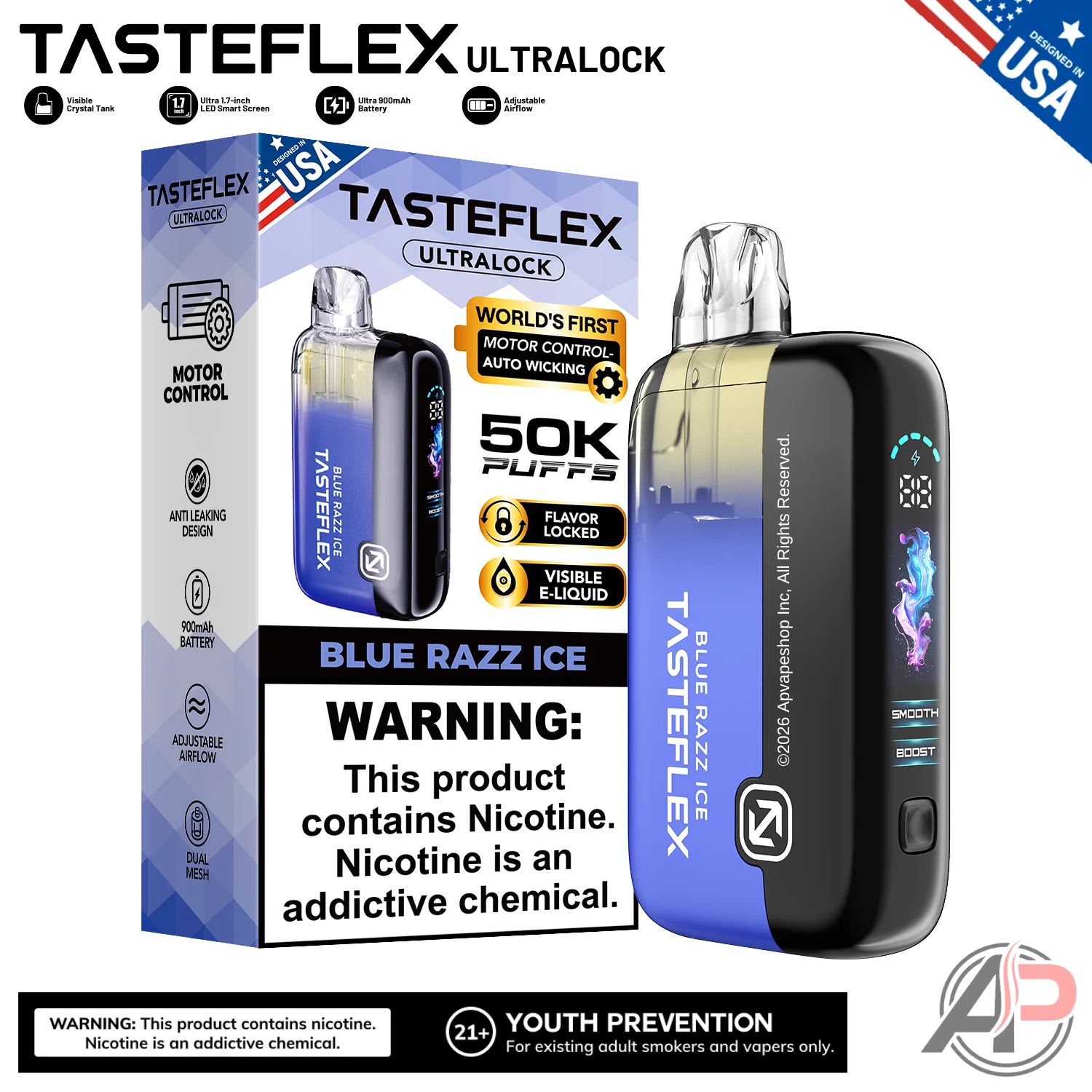 Tasteflex Ultralock 50000 Puffs Disposable Vape Device - Image 6