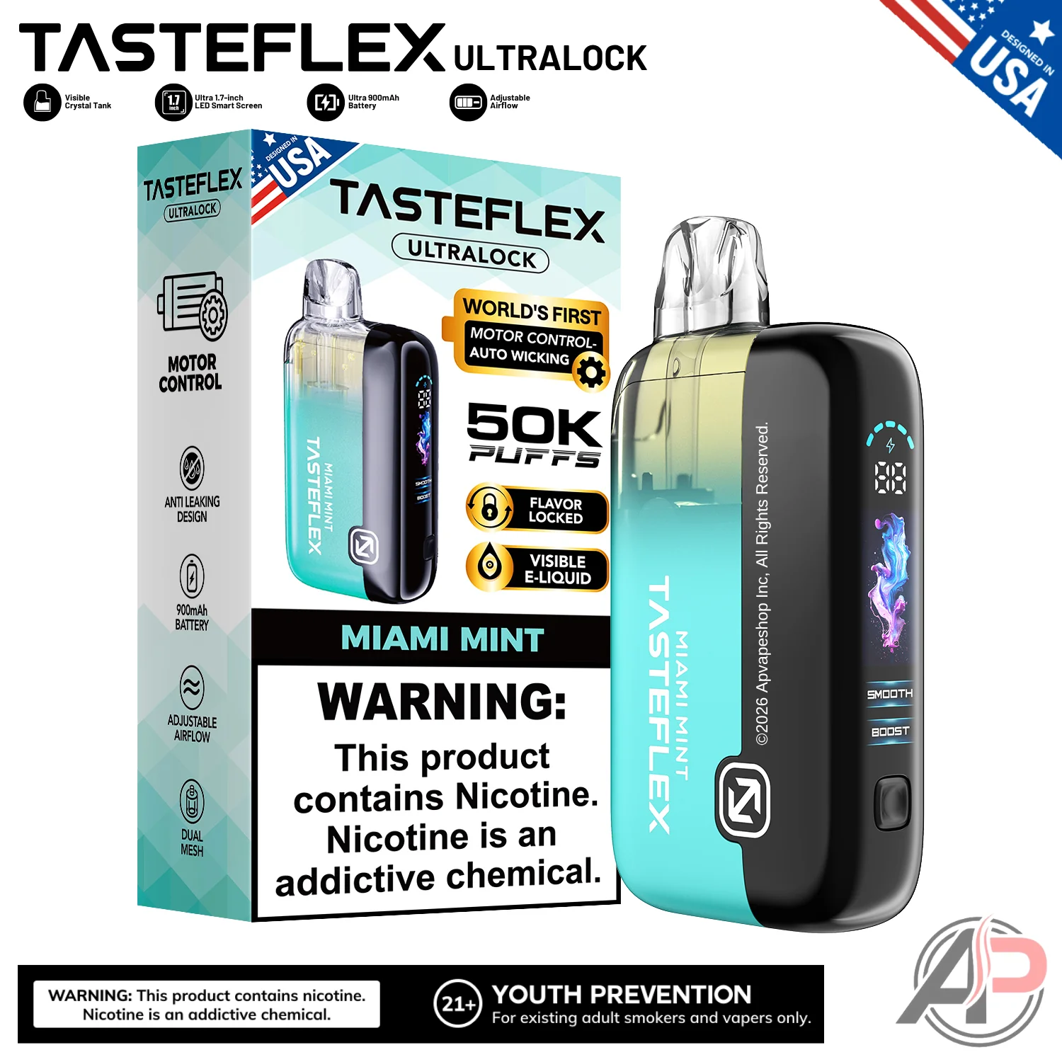 Tasteflex Ultralock 50000 Puffs Disposable Vape Device - Image 7