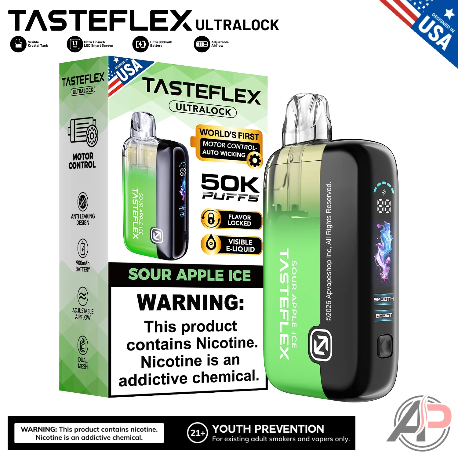 Tasteflex Ultralock 50000 Puffs Disposable Vape Device - Image 9