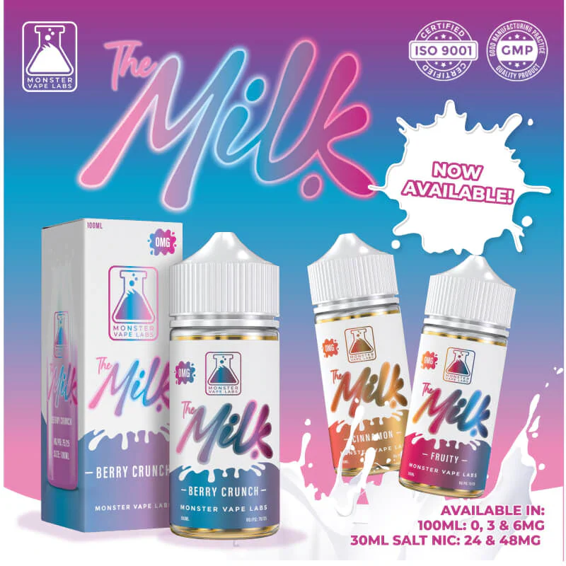 The Milk Cinnamon Vape Juice By Monster Vape Labs 100ml - Image 3