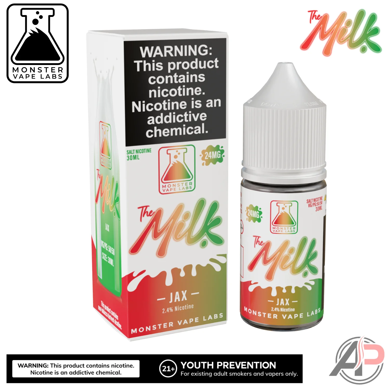 The Milk Jax E-Liquid By Monster Vape Labs 100mL - Image 2