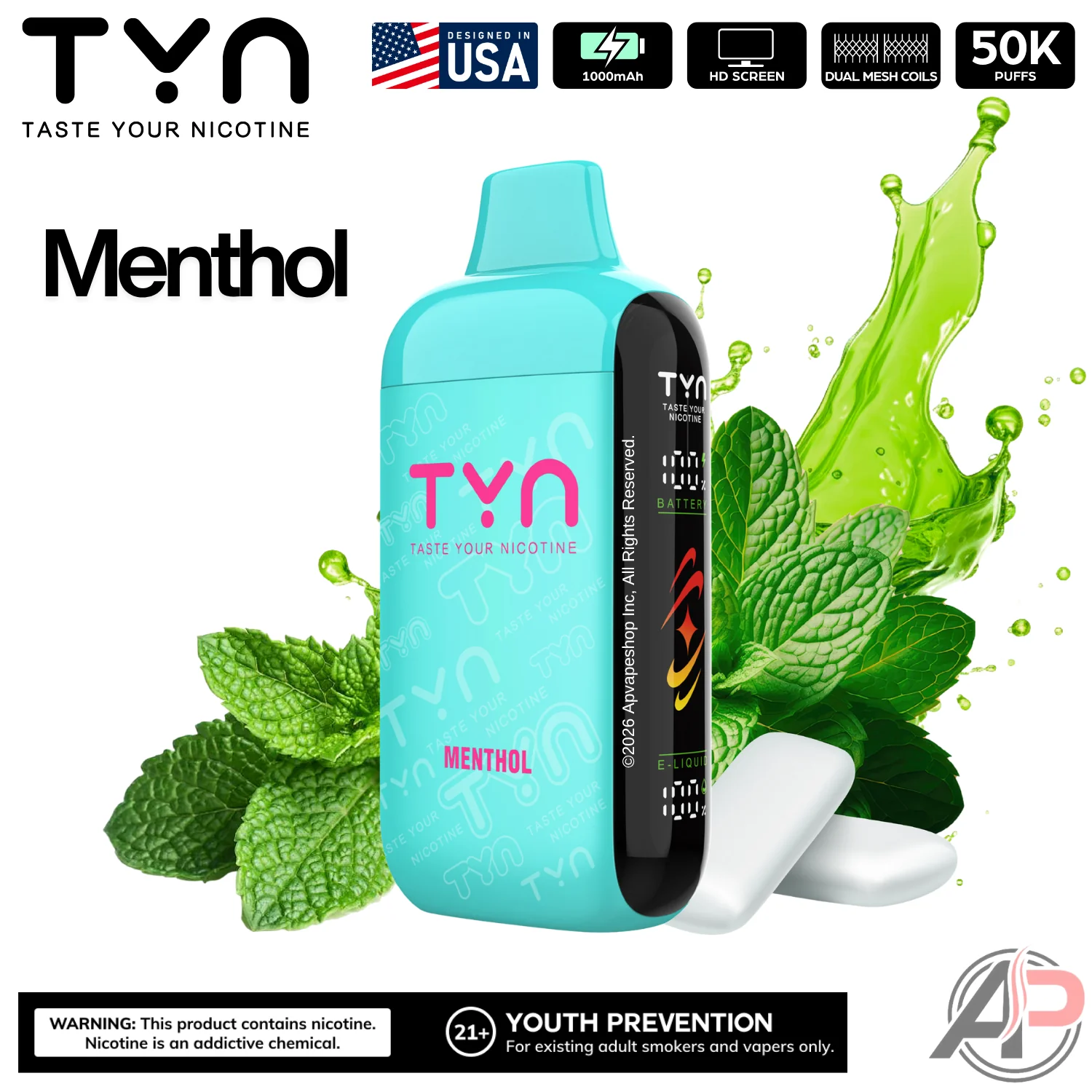 Tyn 50000 Puffs Disposable Vape Device - Image 10
