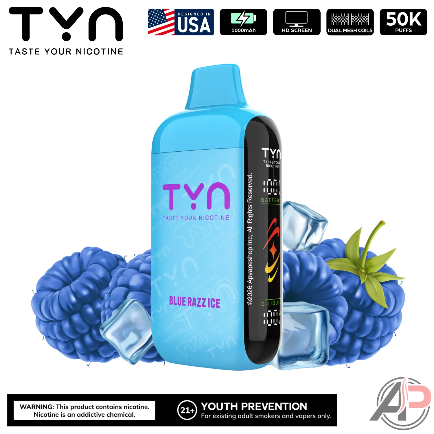 Tyn 50000 Puffs Disposable Vape Device - Image 15