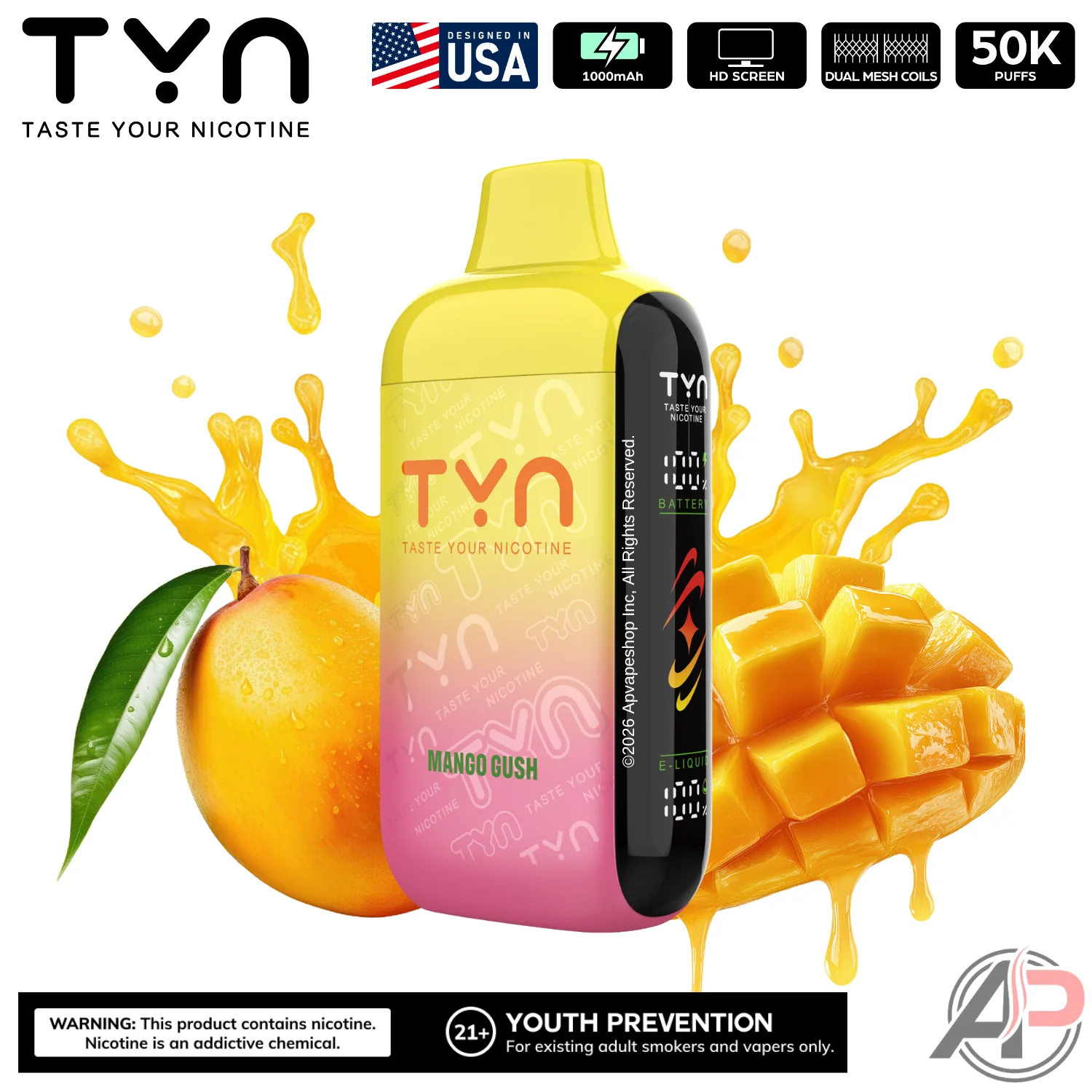 Tyn 50000 Puffs Disposable Vape Device - Image 18
