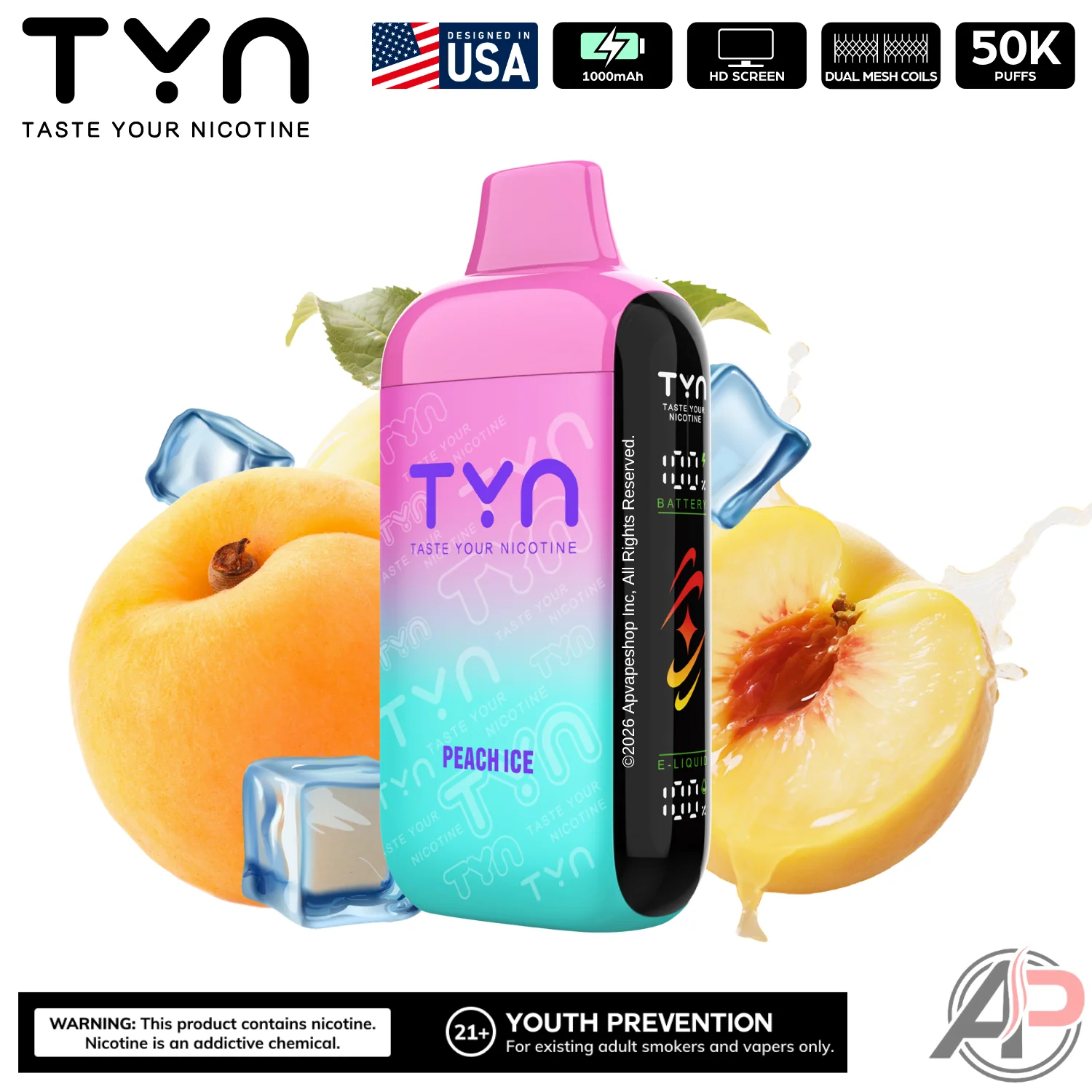 Tyn 50000 Puffs Disposable Vape Device - Image 20