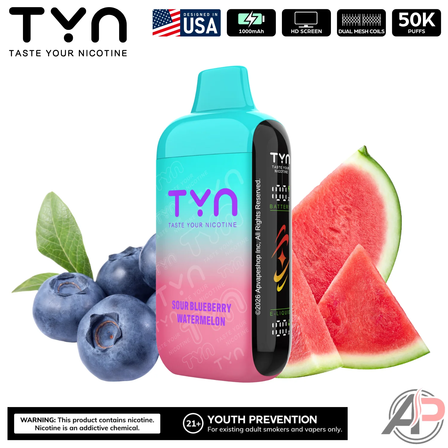 Tyn 50000 Puffs Disposable Vape Device - Image 23