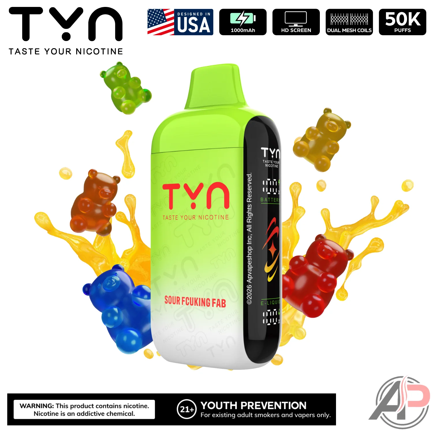 Tyn 50000 Puffs Disposable Vape Device - Image 24