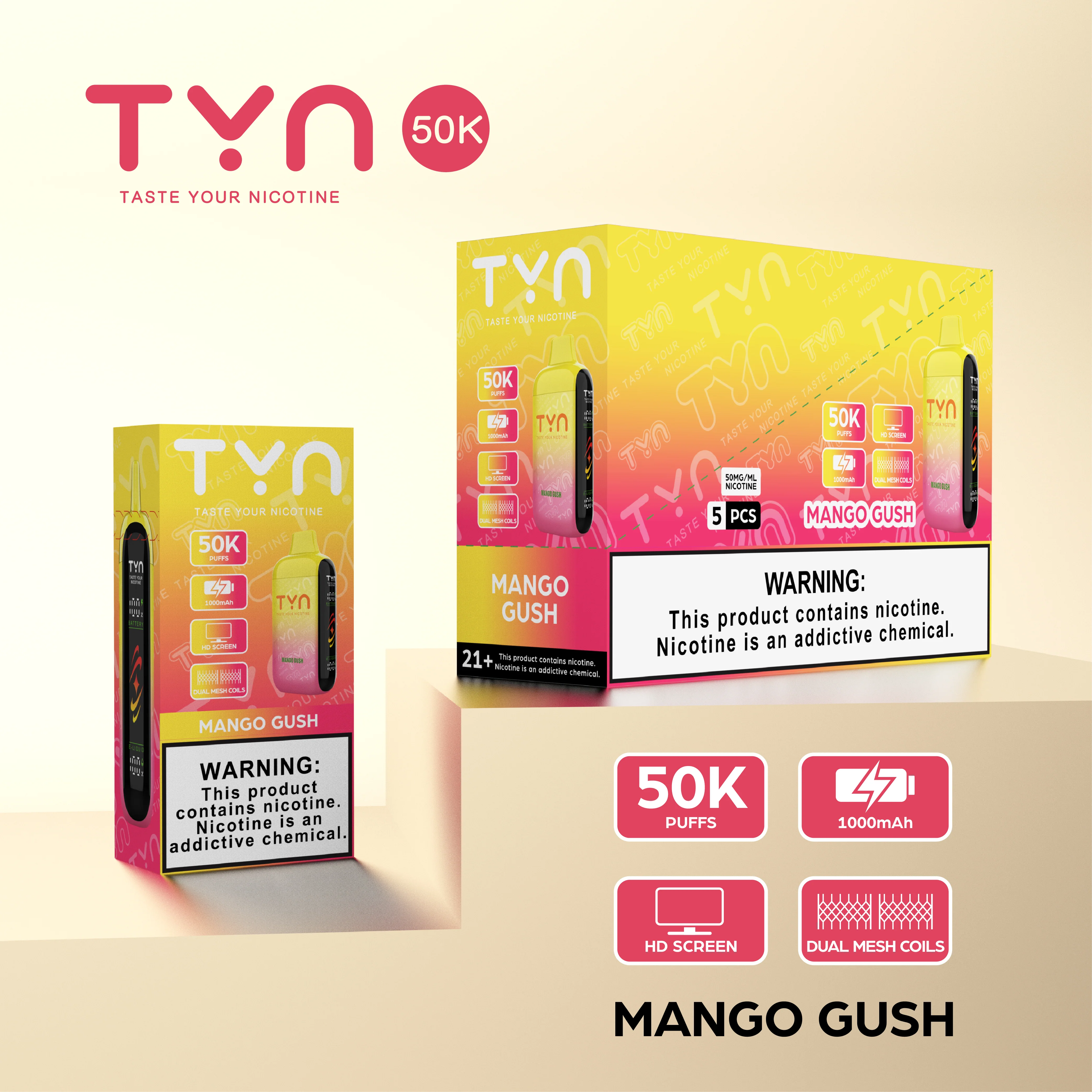 Tyn 50000 Puffs Disposable Vape Device - Image 32