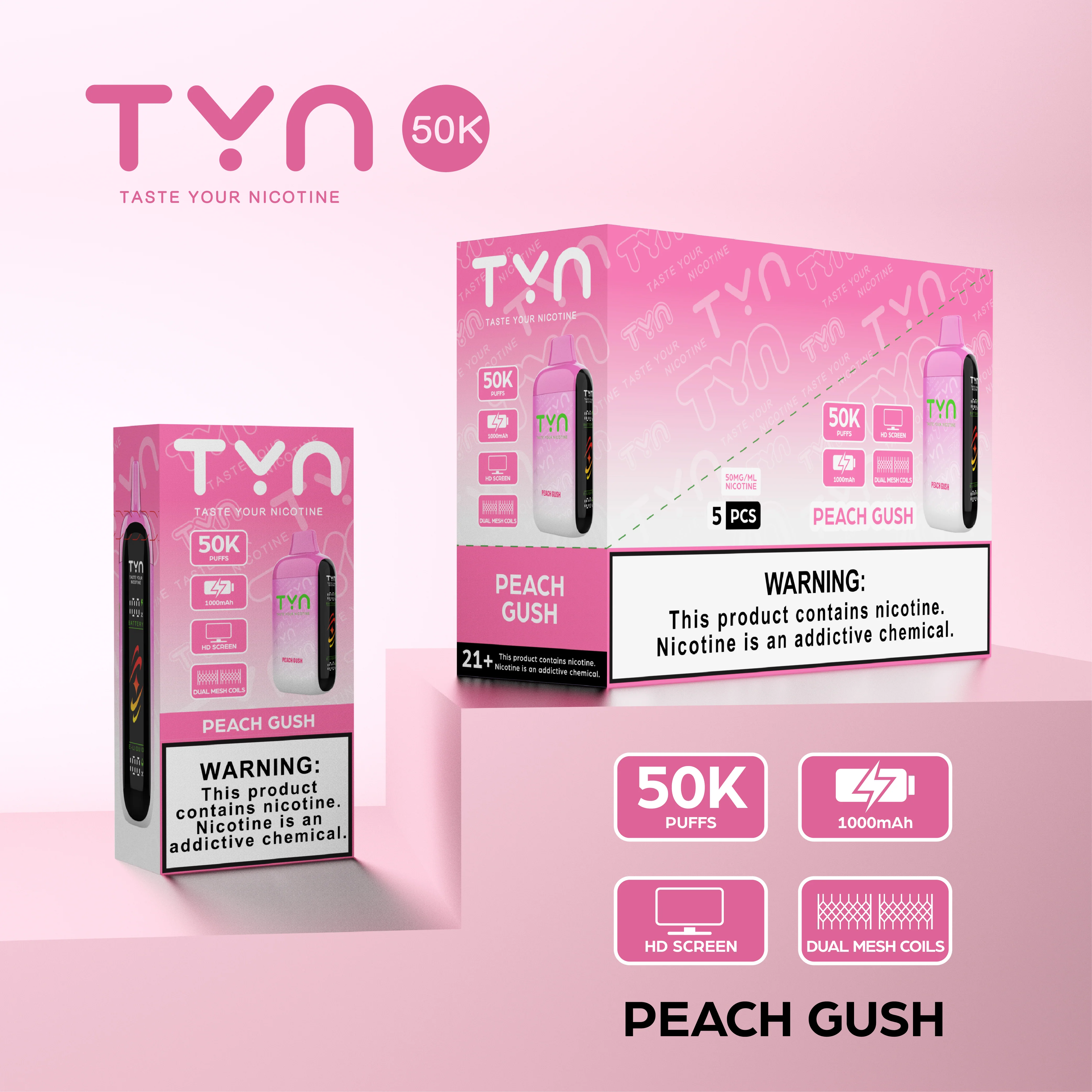 Tyn 50000 Puffs Disposable Vape Device - Image 33