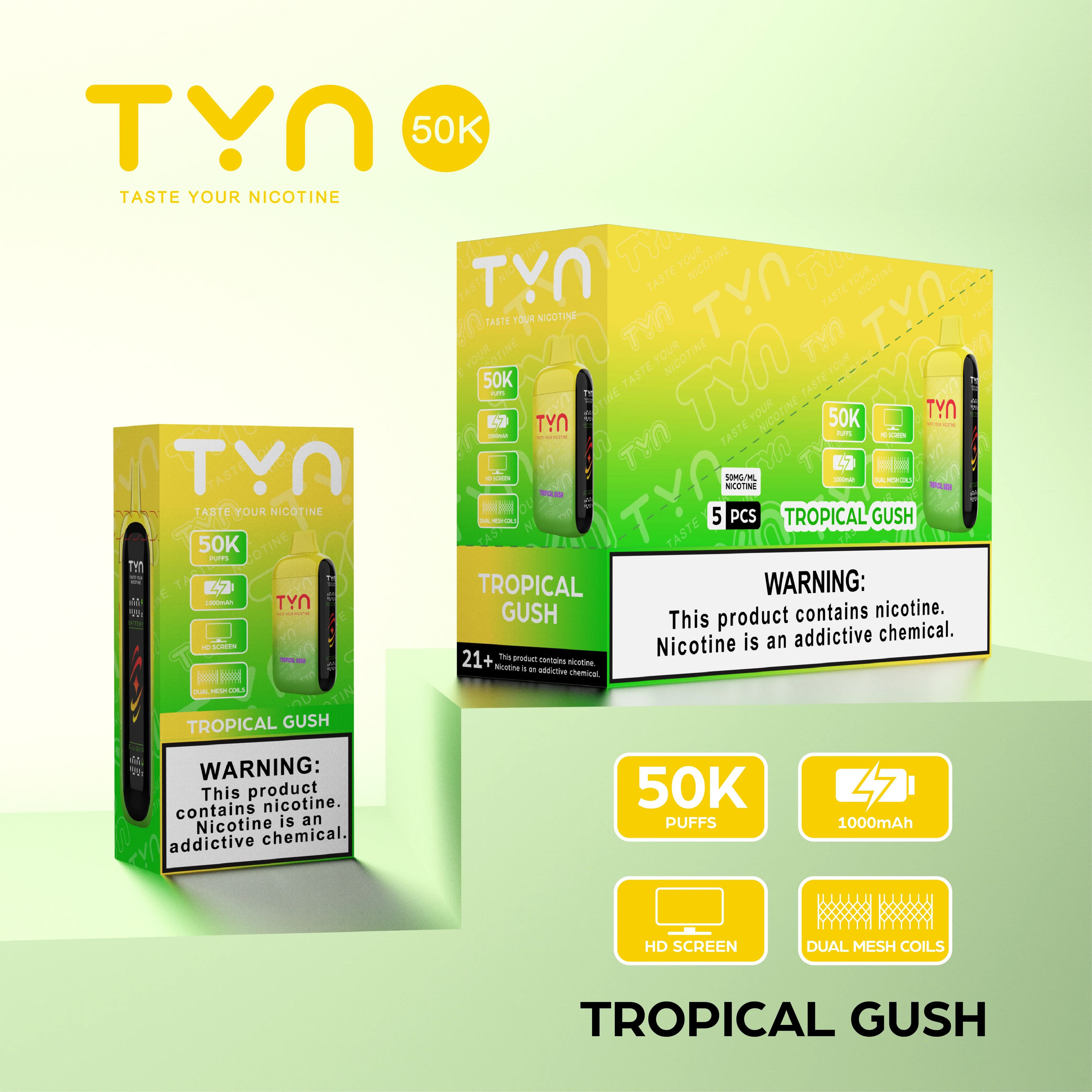 Tyn 50000 Puffs Disposable Vape Device - Image 34