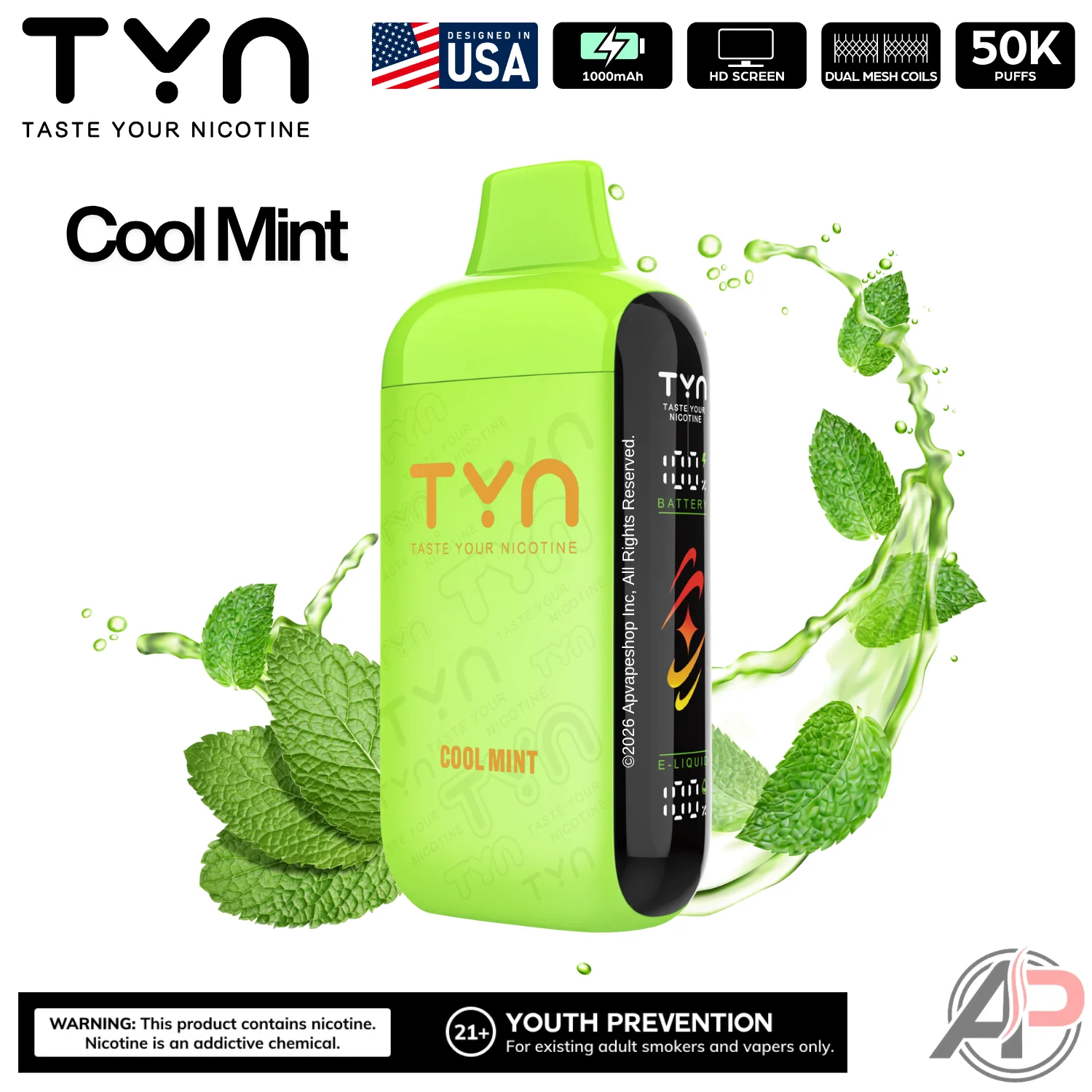 Tyn 50000 Puffs Disposable Vape Device - Image 4