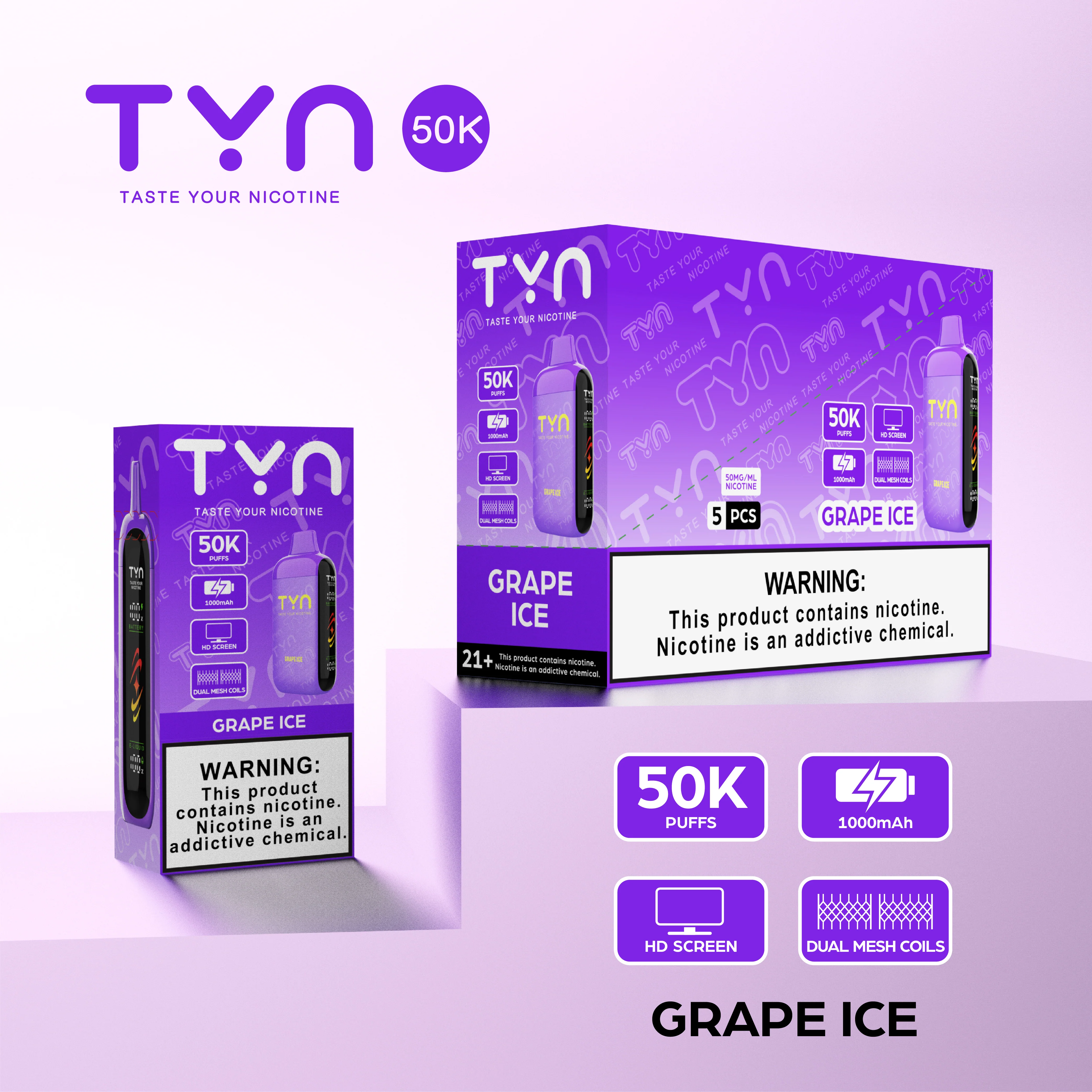 Tyn 50000 Puffs Disposable Vape Device - Image 41
